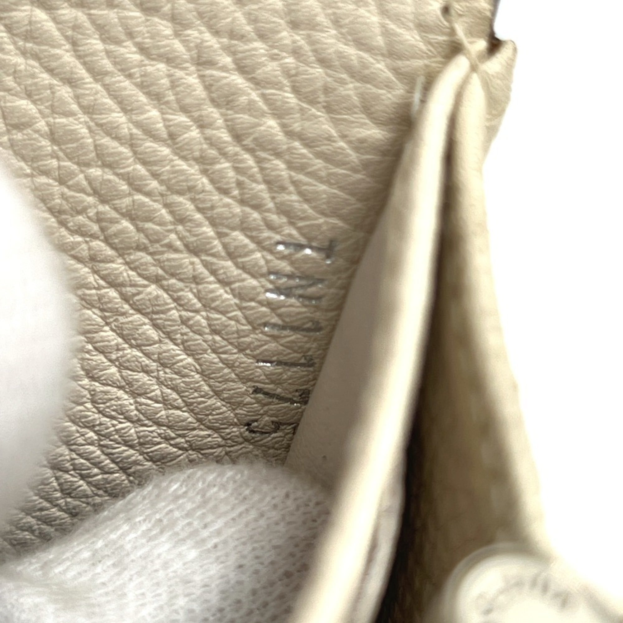 Louis Vuitton White Leather Long Wallet
