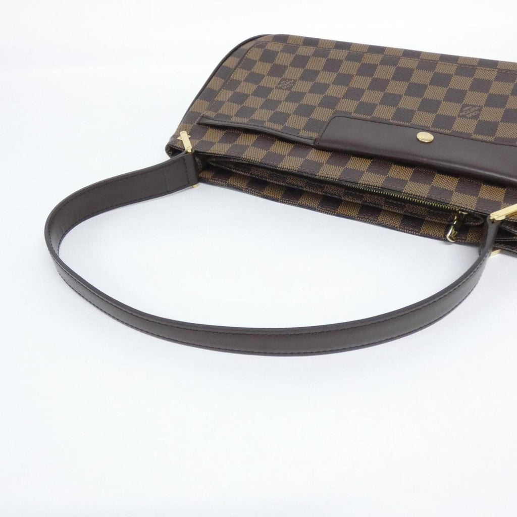 Louis Vuitton Brown Coated Canvas Shoulder Bag