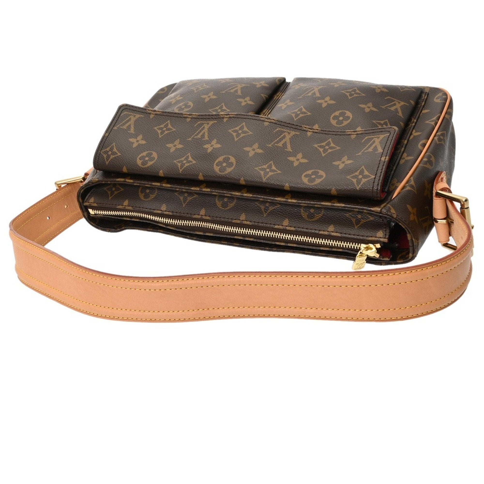 Louis Vuitton Brown Monogram Canvas Shoulder Bag