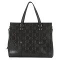 Gucci Black Leather Handbag Tote Bag (Pre-Owned)