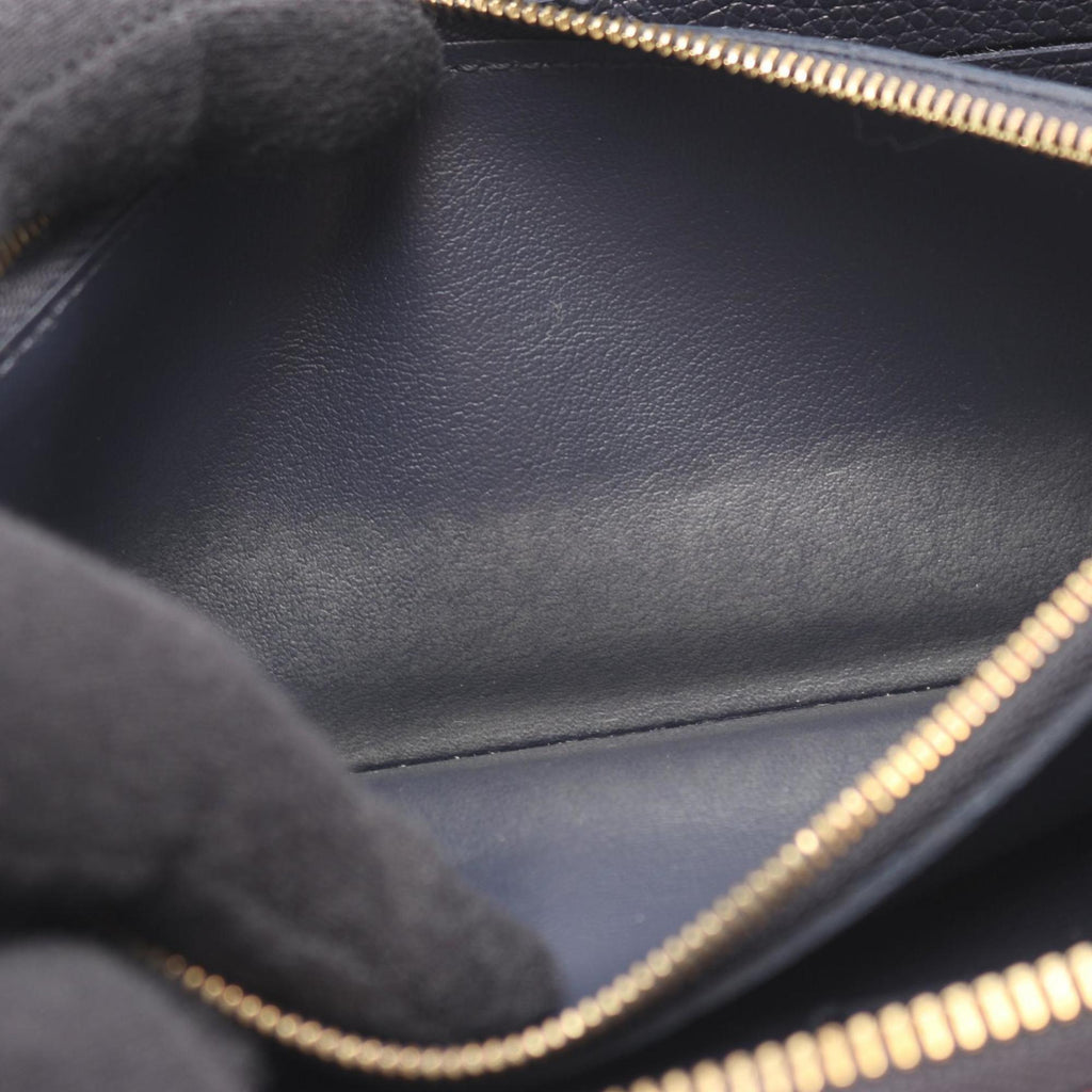 Louis Vuitton Marine Rouge Navy Monogram Empreinte Long Wallet
