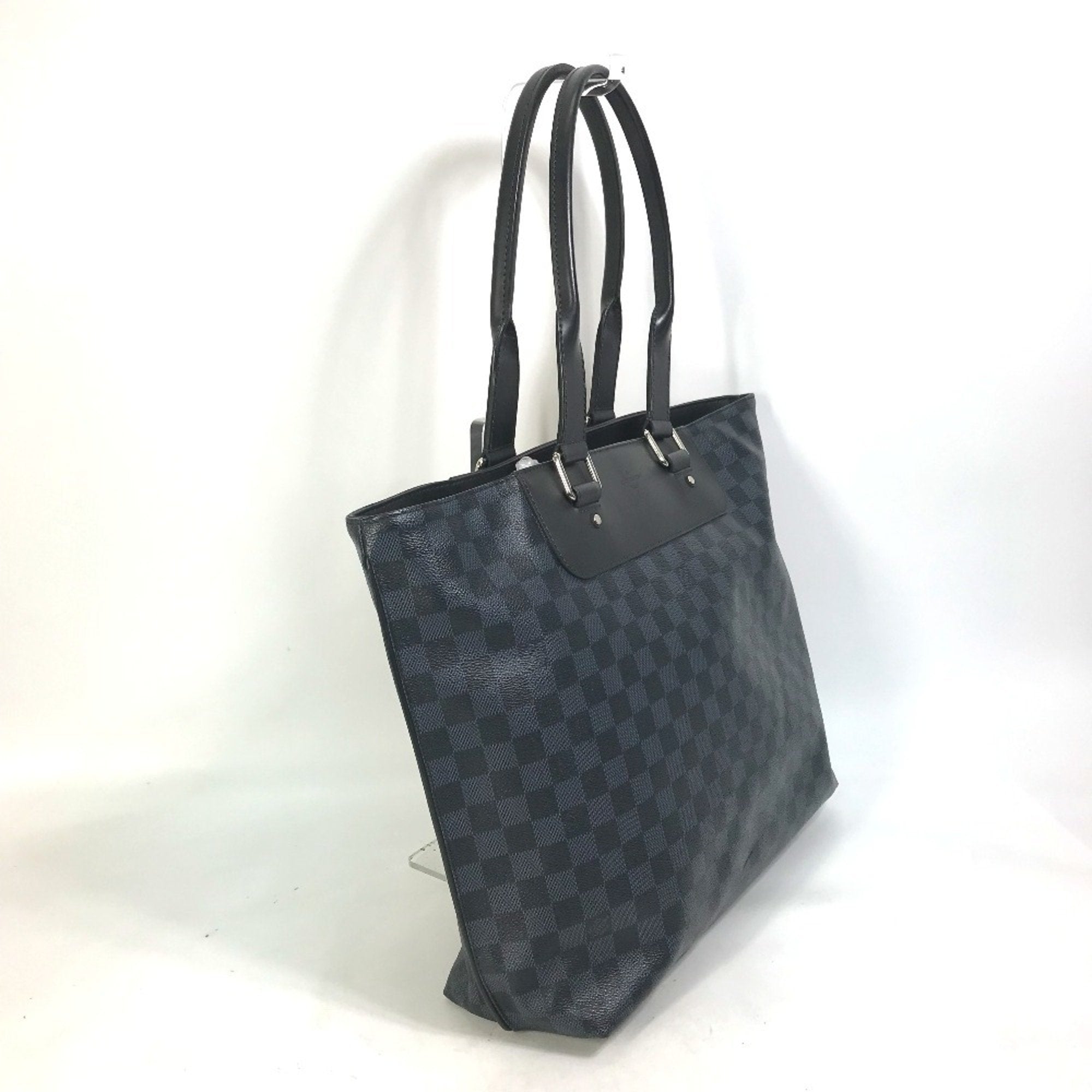 Louis Vuitton Damier Cobalt Black Navy Shoulder Bag Tote Bag