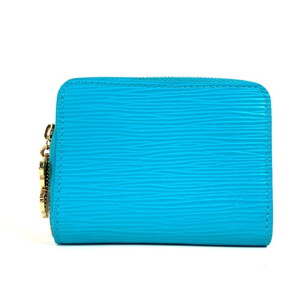 Louis Vuitton Epi Blue Epi Leather Coin Purse/Coin Case