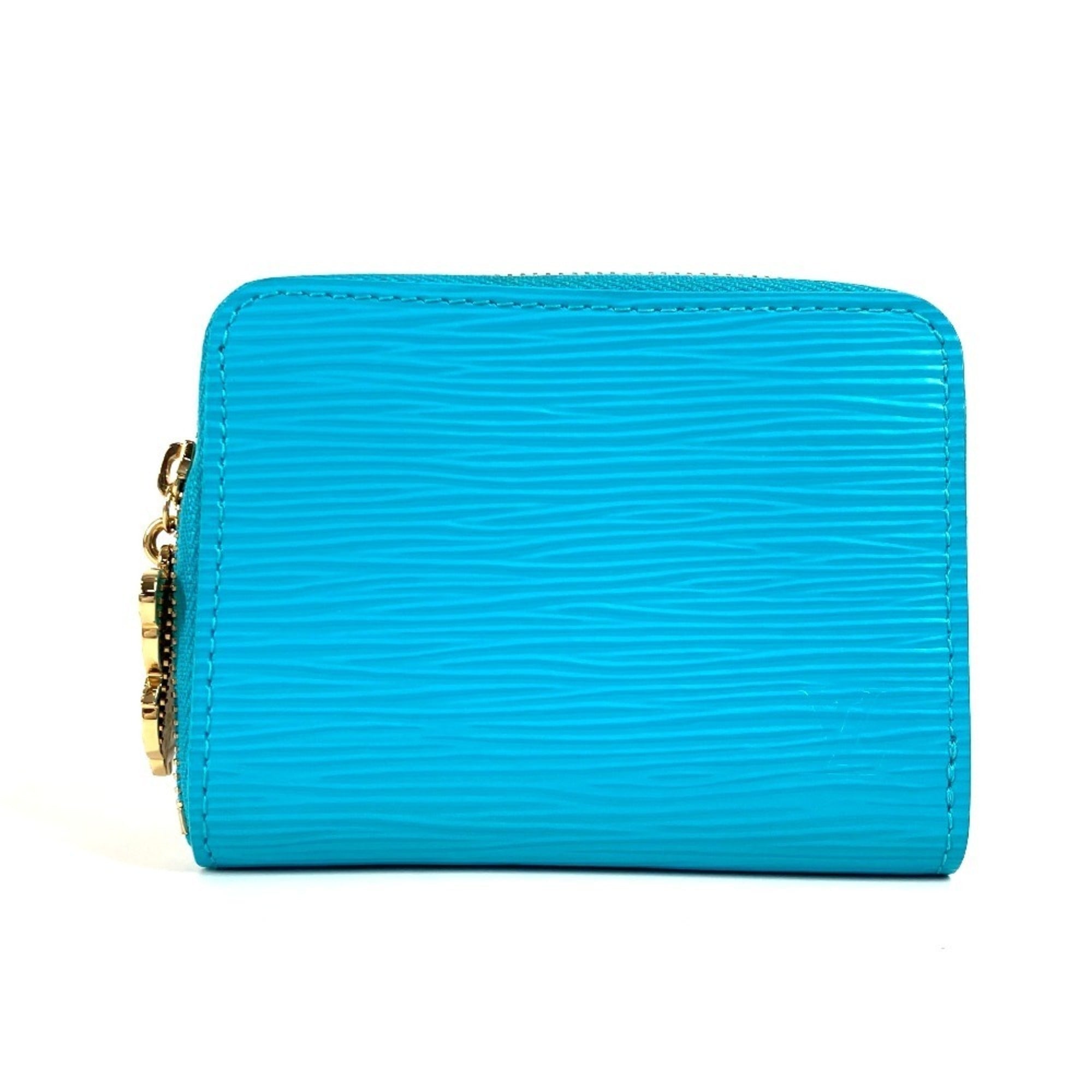 Louis Vuitton Epi Blue Epi Leather Coin Purse/Coin Case