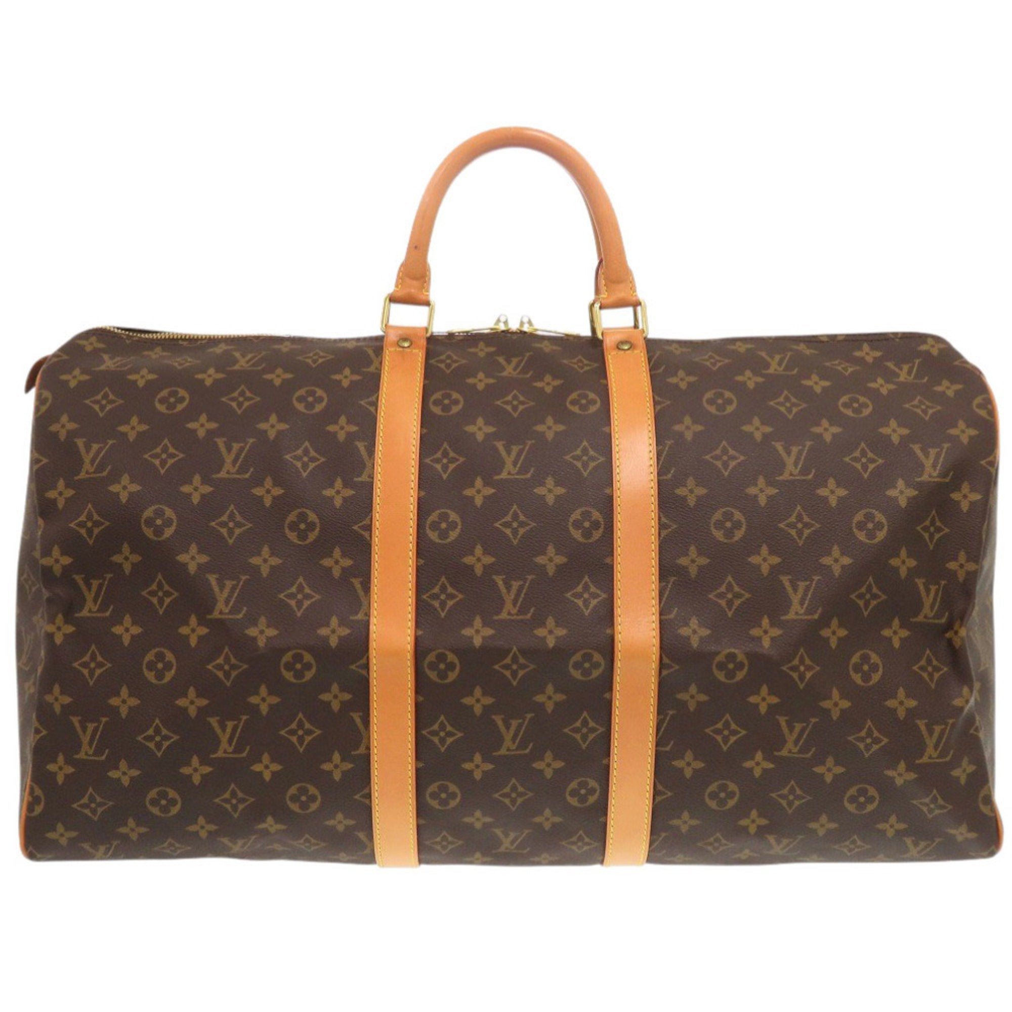 Louis Vuitton Brown Monogram Canvas Boston Bag