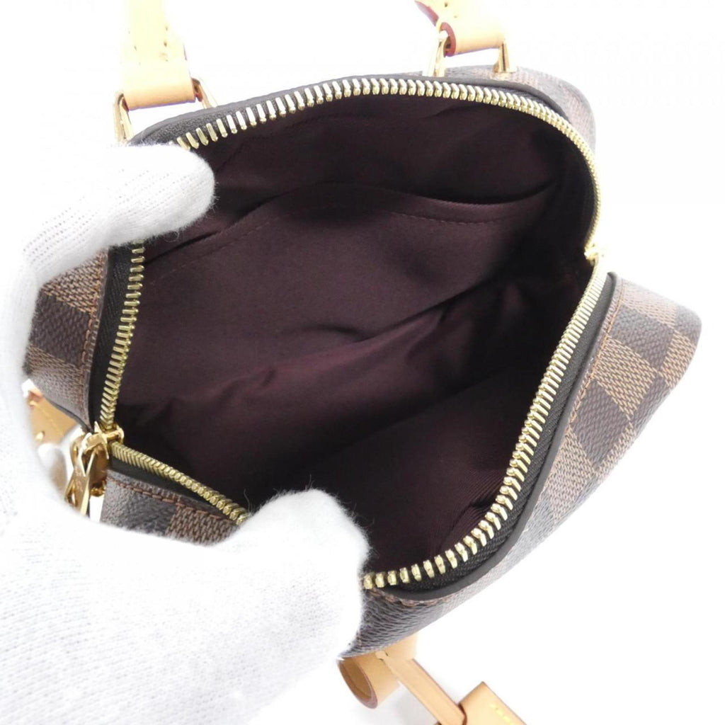 Louis Vuitton Brown Coated Canvas Shoulder Bag