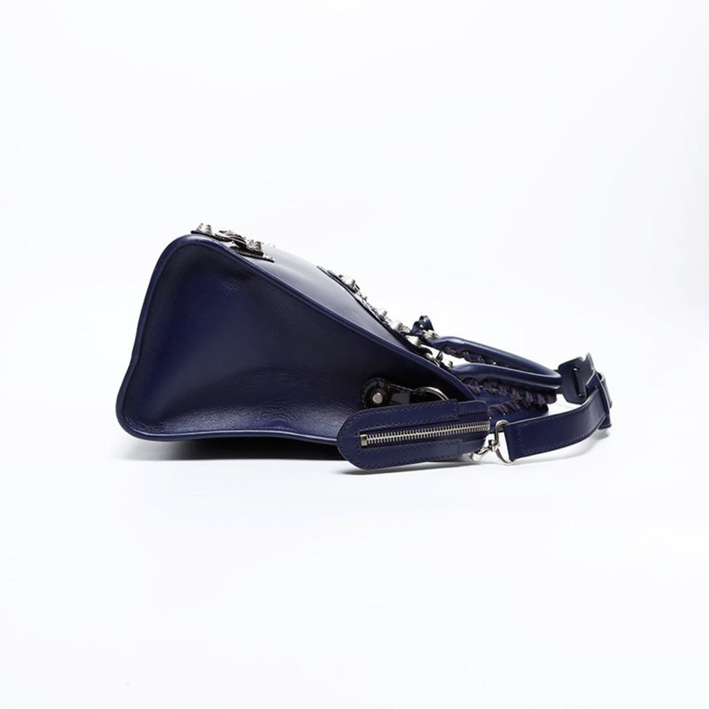 Balenciaga Purple Leather Hand