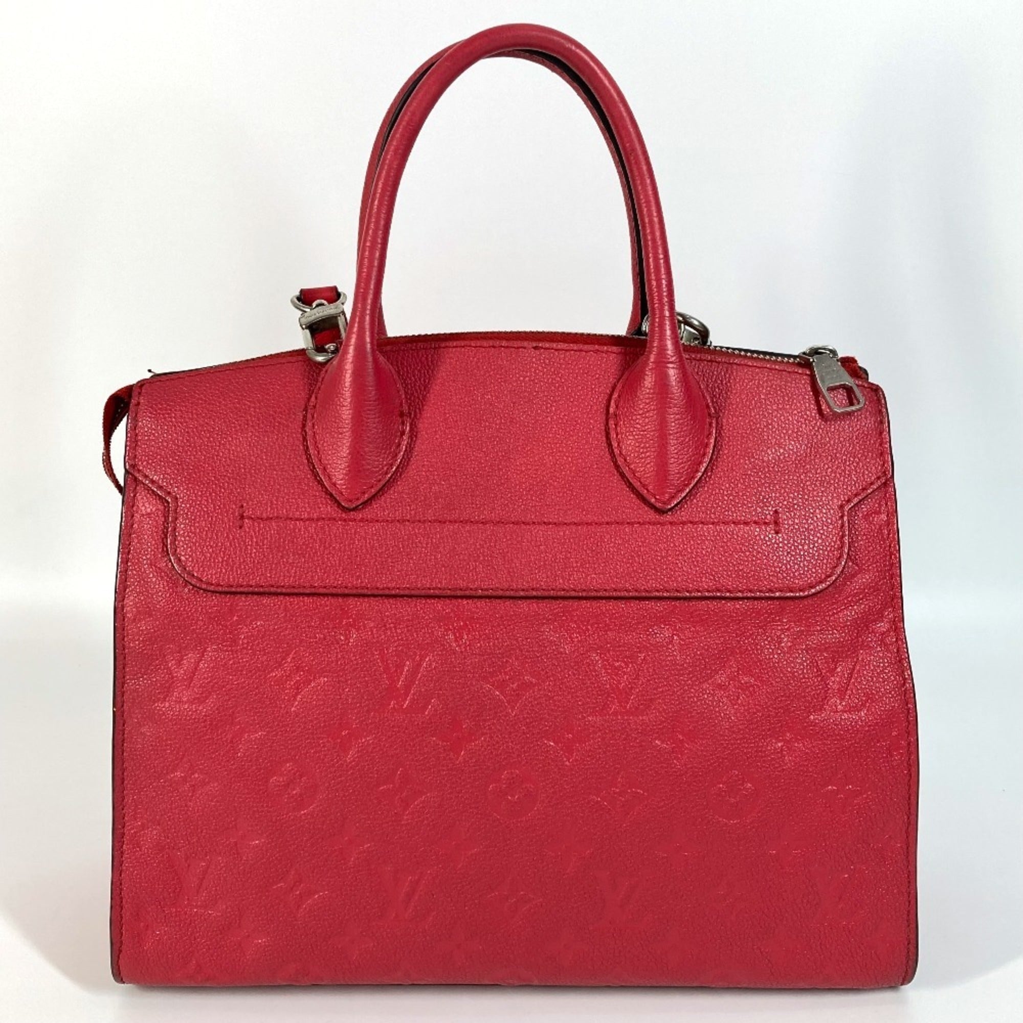 Louis Vuitton Monogram Empreinte Red Color Monogram Empreinte Handbag Shoulder Bag