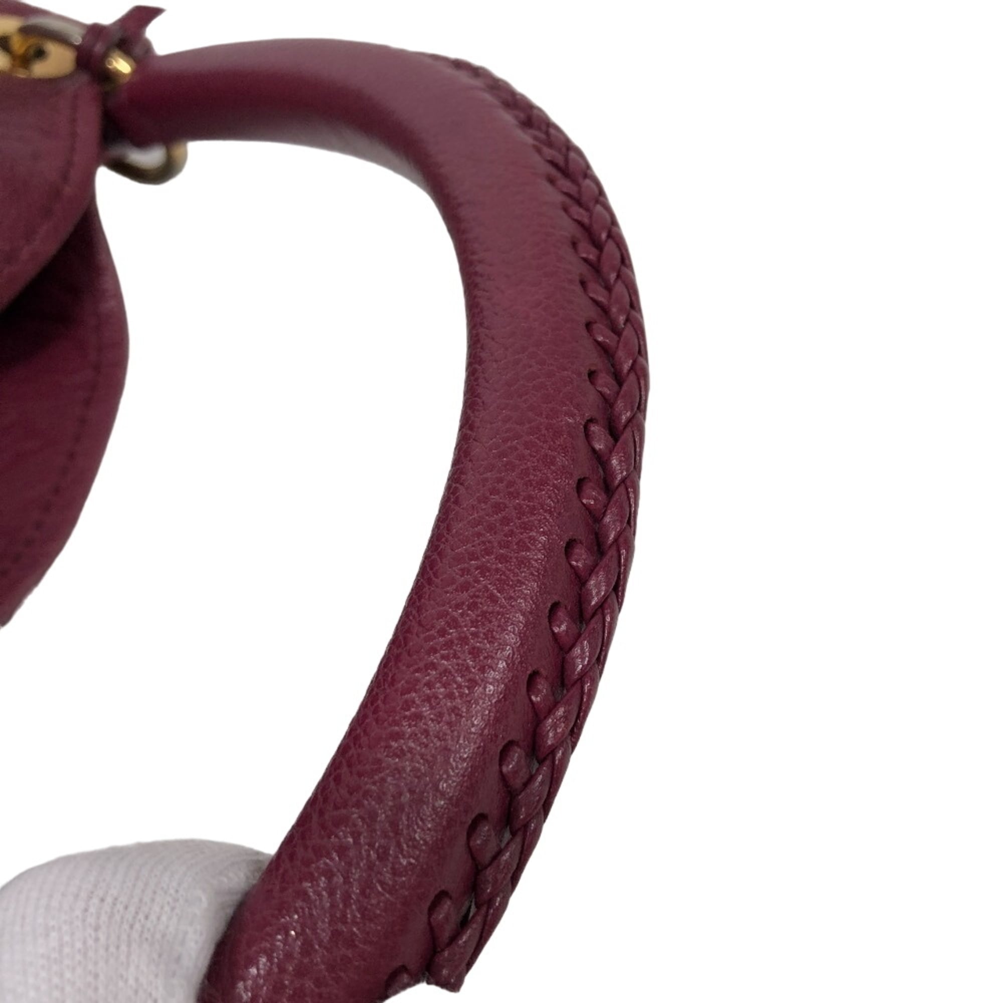Louis Vuitton Monogram Empreinte Purple Leather Handbag