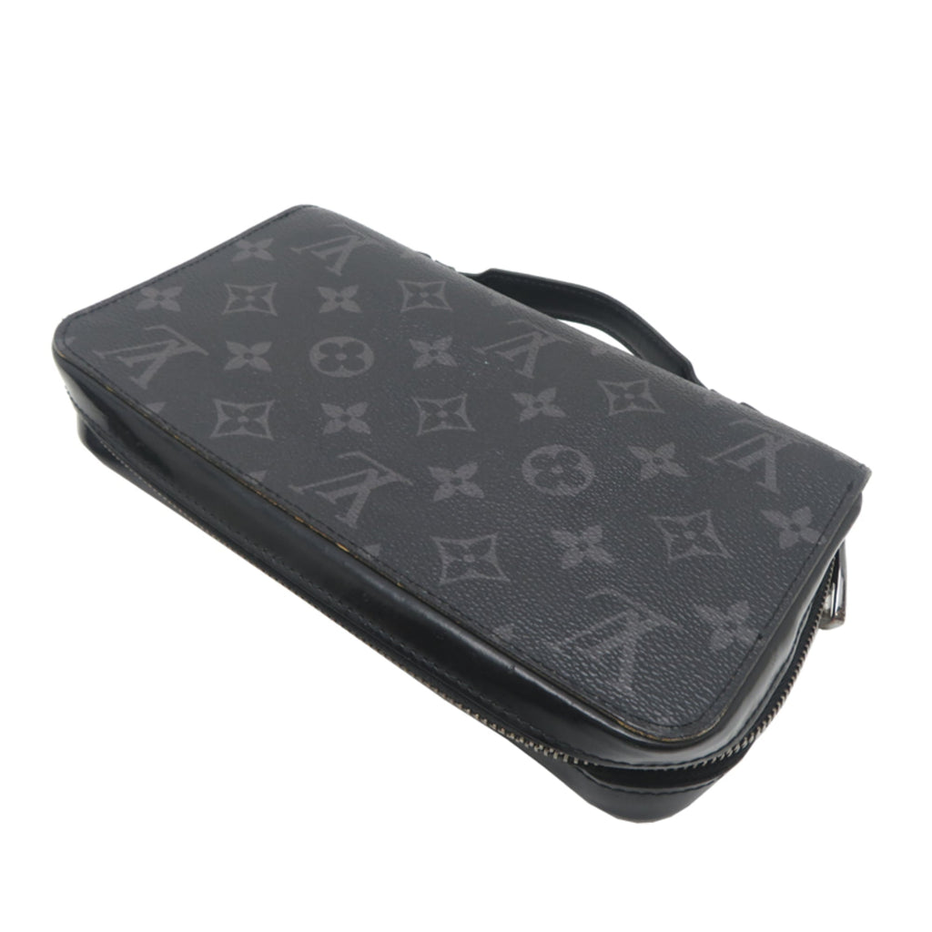 Louis Vuitton Black Monogram Eclipse Clutch Bag
