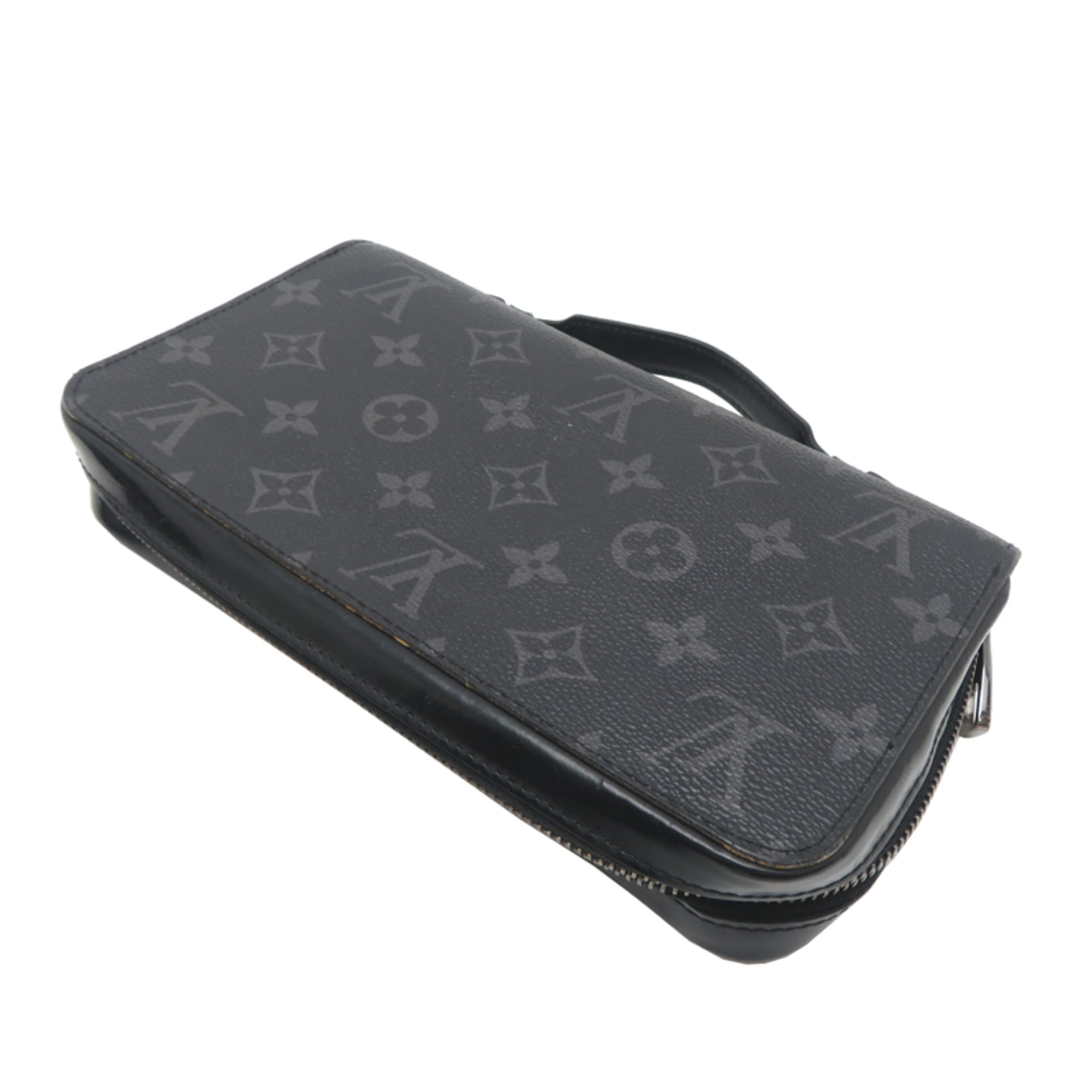 Louis Vuitton Black Monogram Eclipse Clutch Bag