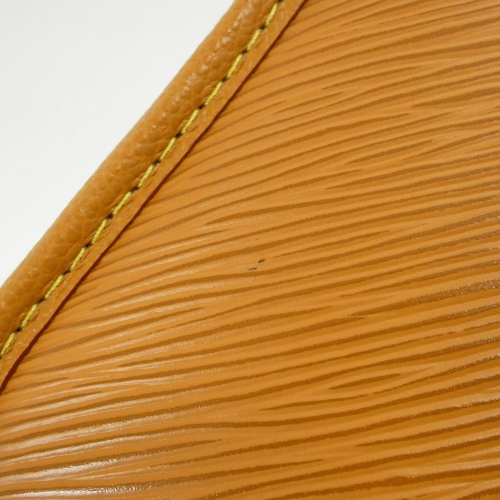 Louis Vuitton Gold Brown Gold Orange Leather Shoulder Bag