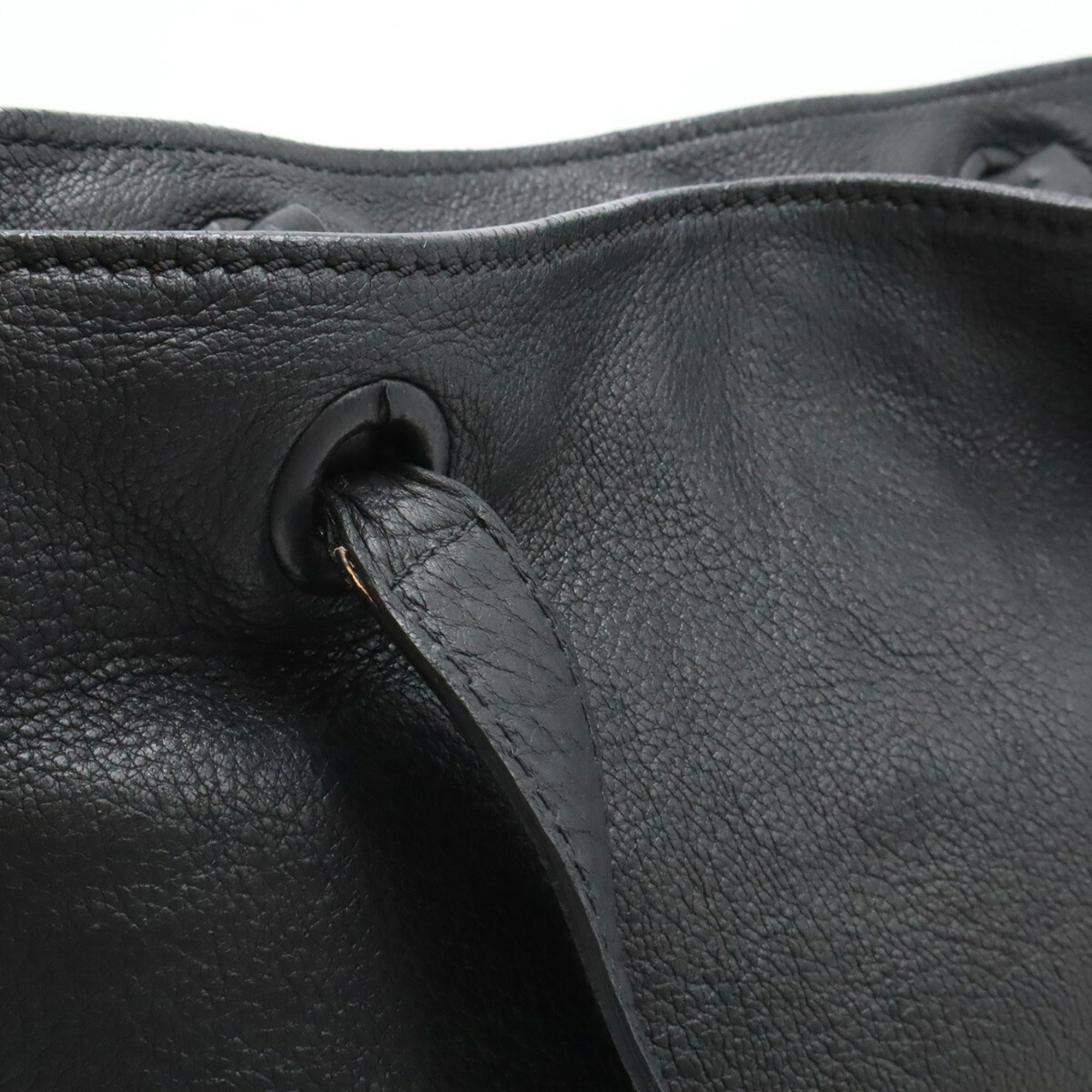 Chanel Black Leather Shoulder Bag Tote Bag