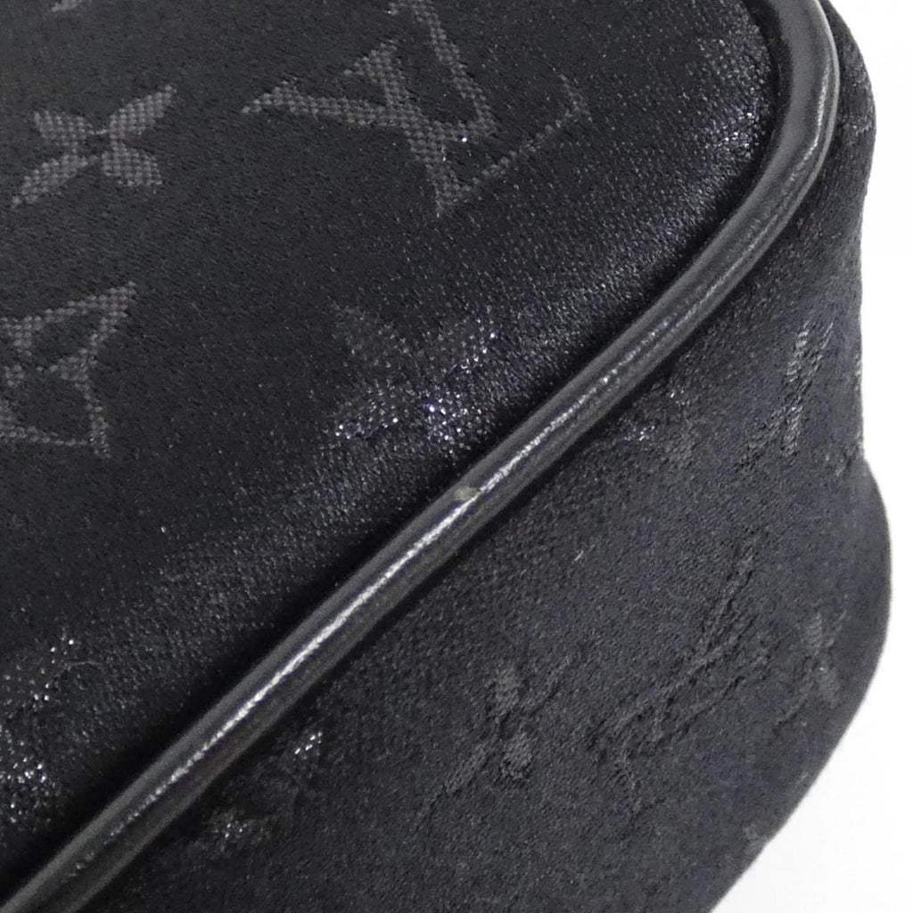 Louis Vuitton Black Satin Pochette Pouch