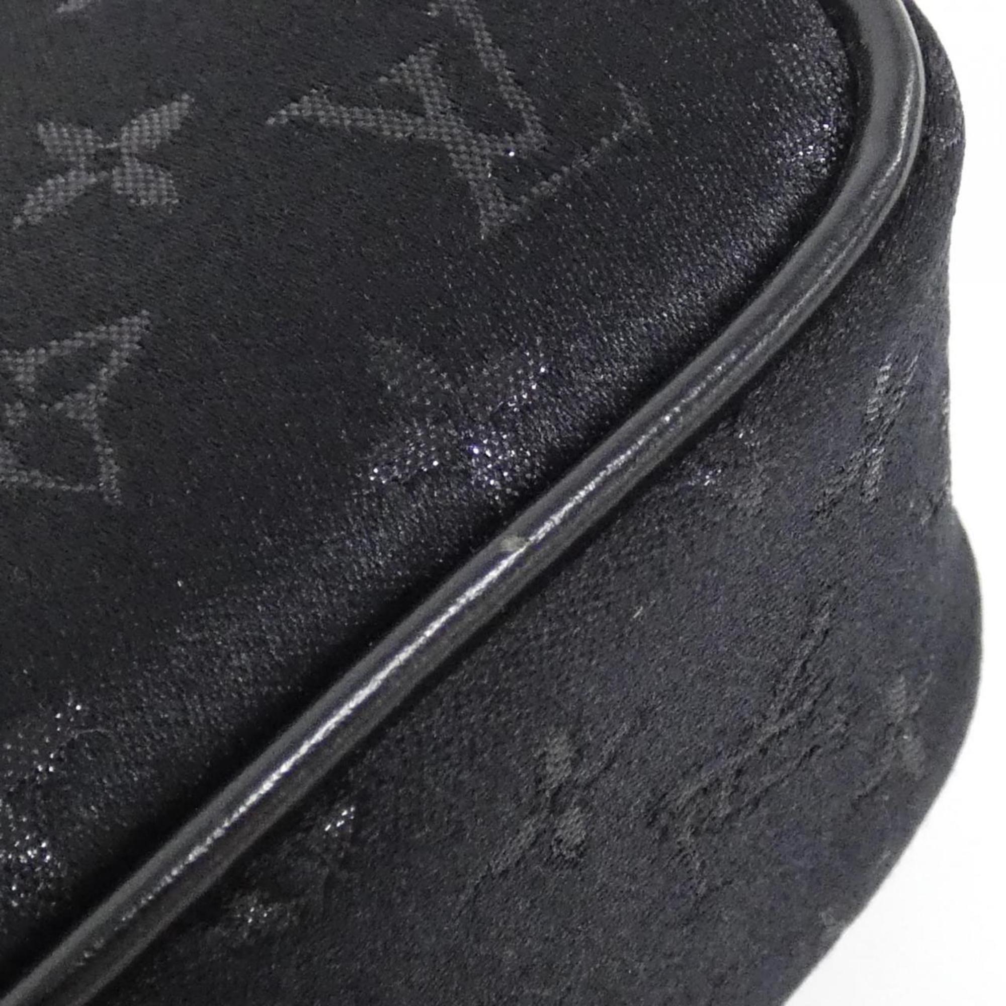 Louis Vuitton Black Satin Pochette Pouch