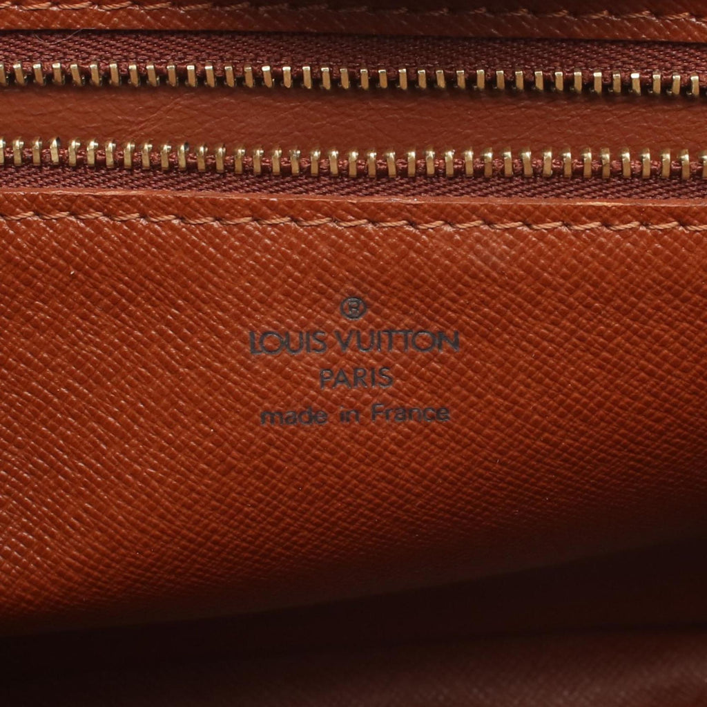 Louis Vuitton Brown Monogram Coated Canvas Leather Shoulder Bag