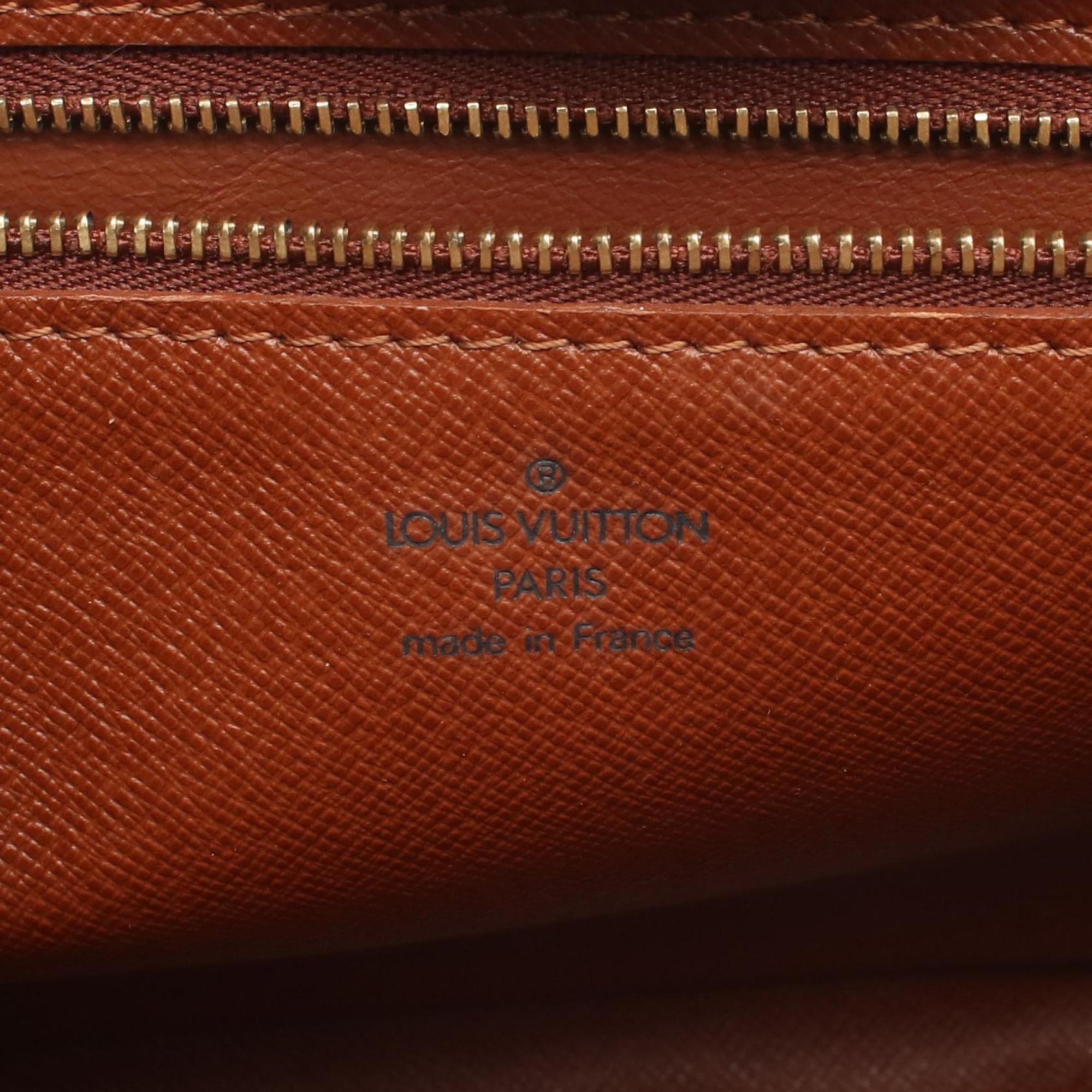 Louis Vuitton Brown Monogram Coated Canvas Leather Shoulder Bag