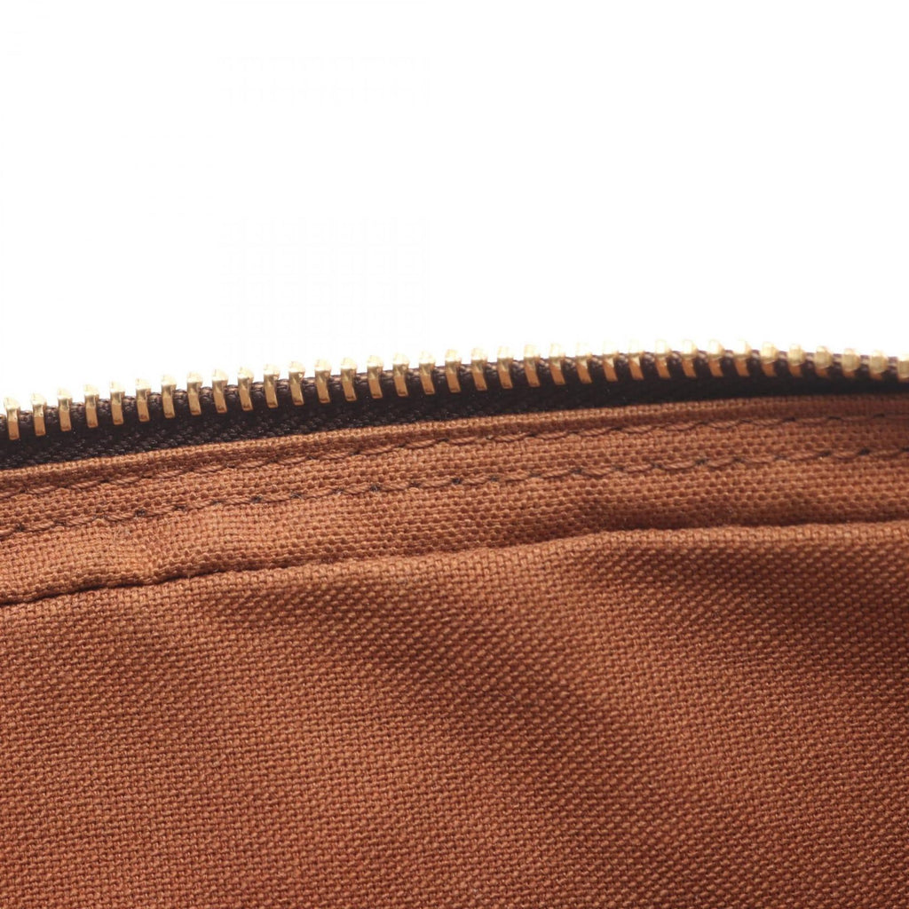 Louis Vuitton Monogram Brown Coated Canvas Leather Shoulder Bag