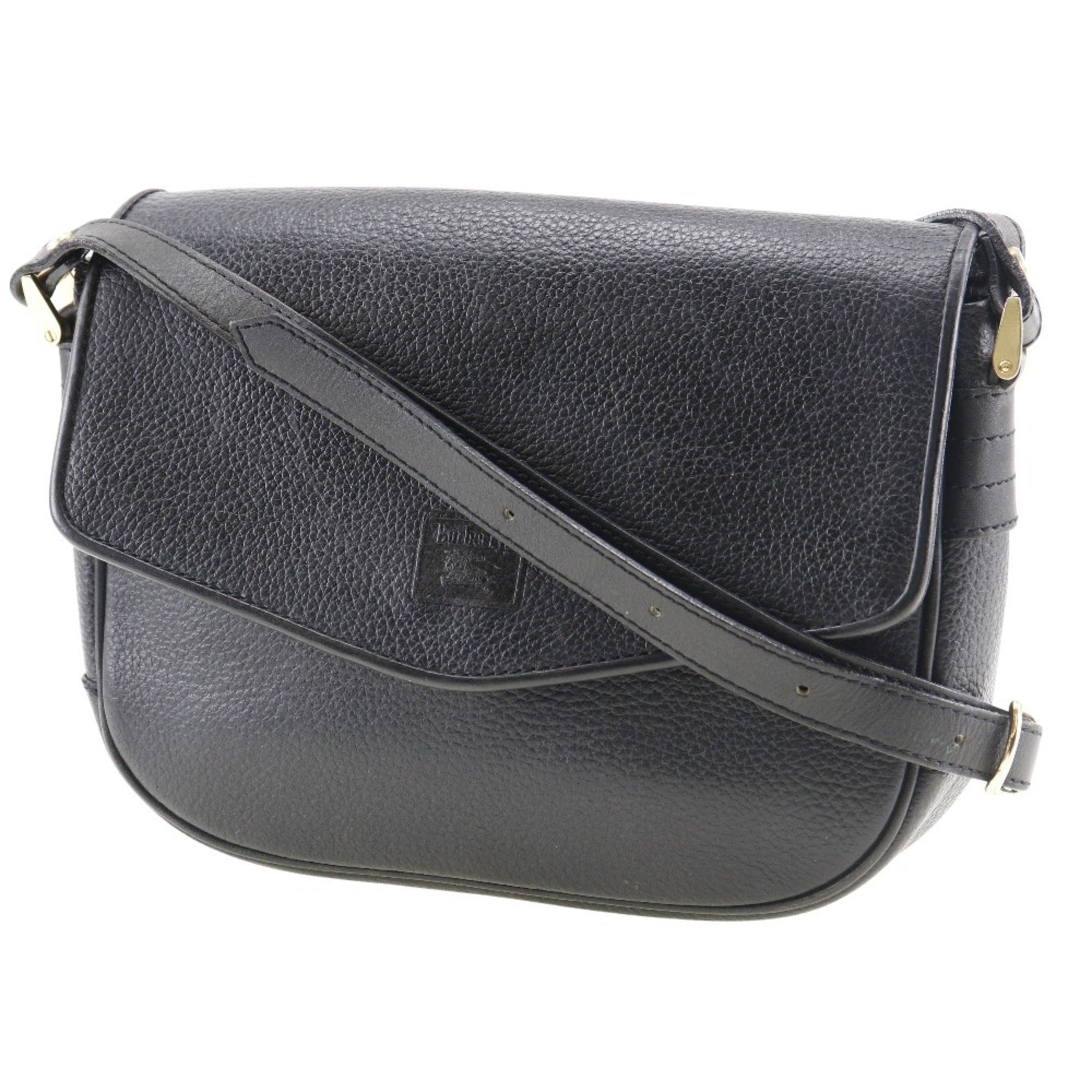 Burberry Black Leather Shoulder Bag