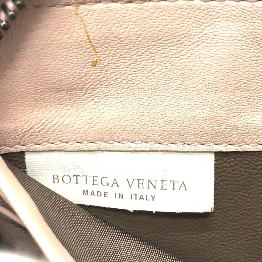 Bottega Veneta Pink Intrecciato Long Wallet (Bi-Fold)