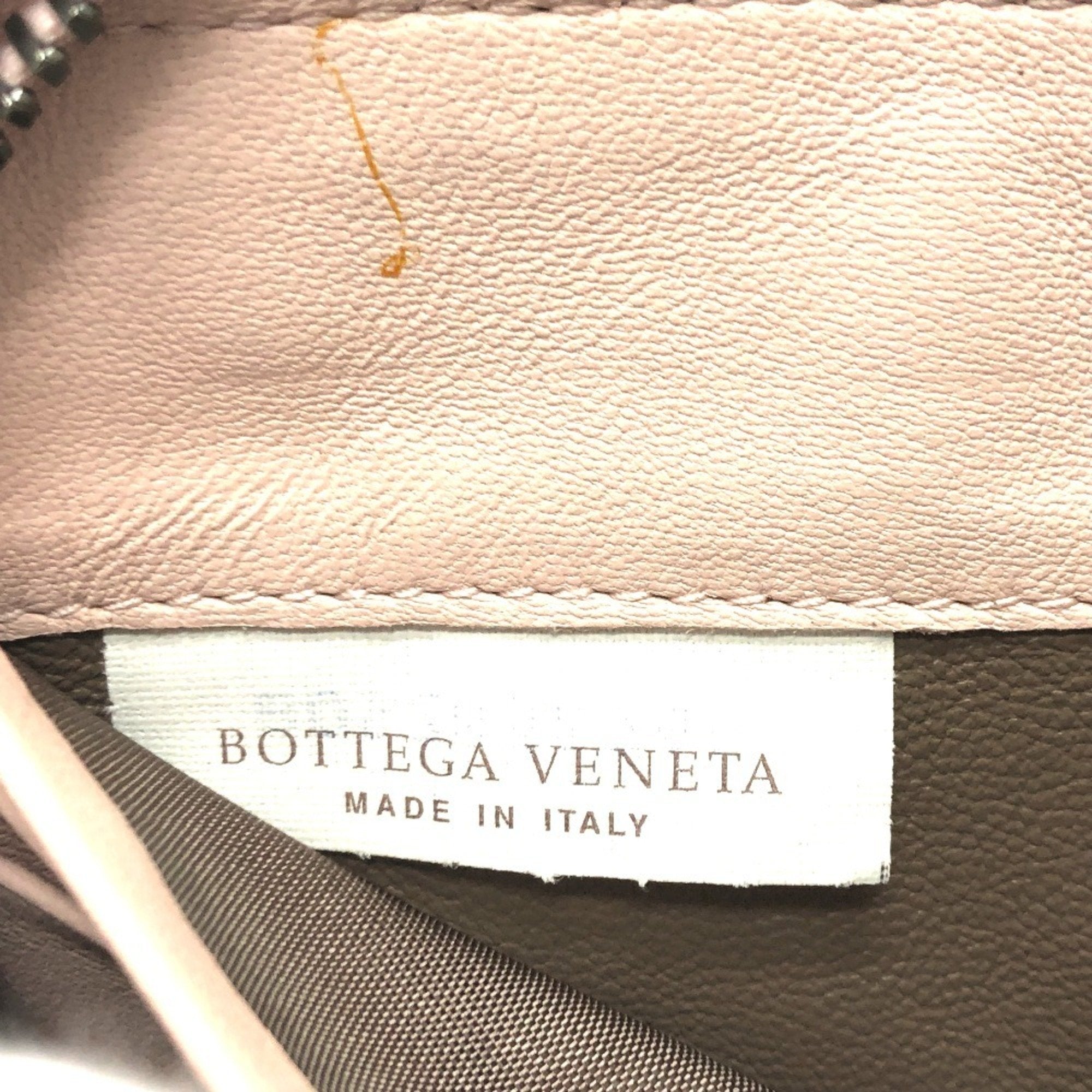 Bottega Veneta Pink Intrecciato Long Wallet (Bi-Fold)