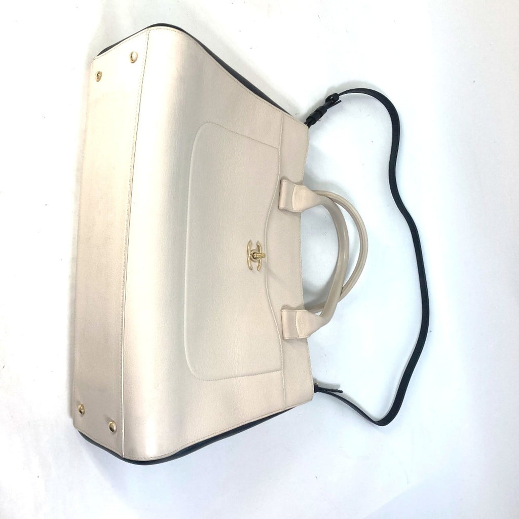 Chanel Beige Leather Handbag