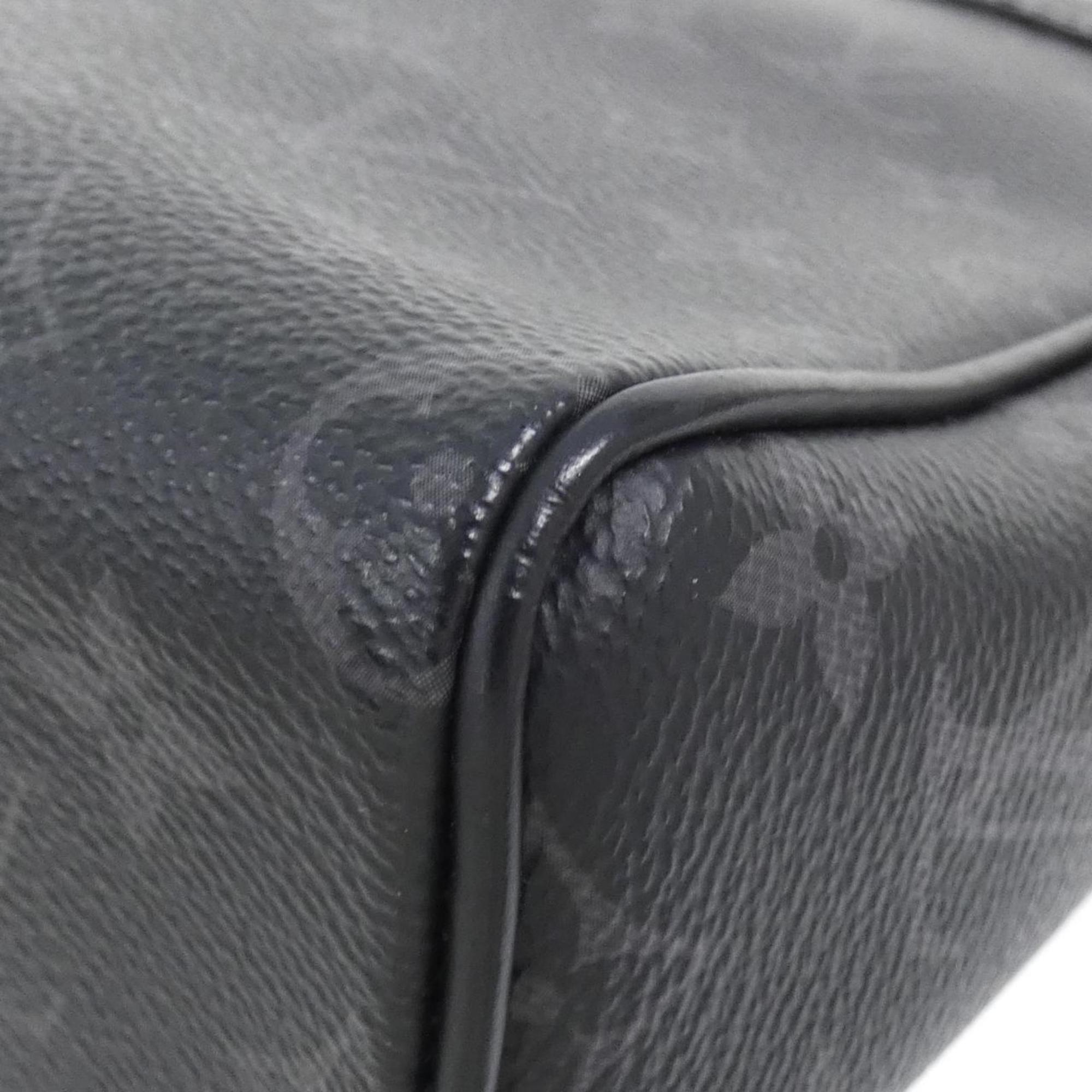 Louis Vuitton Black Coated Canvas Shoulder Bag