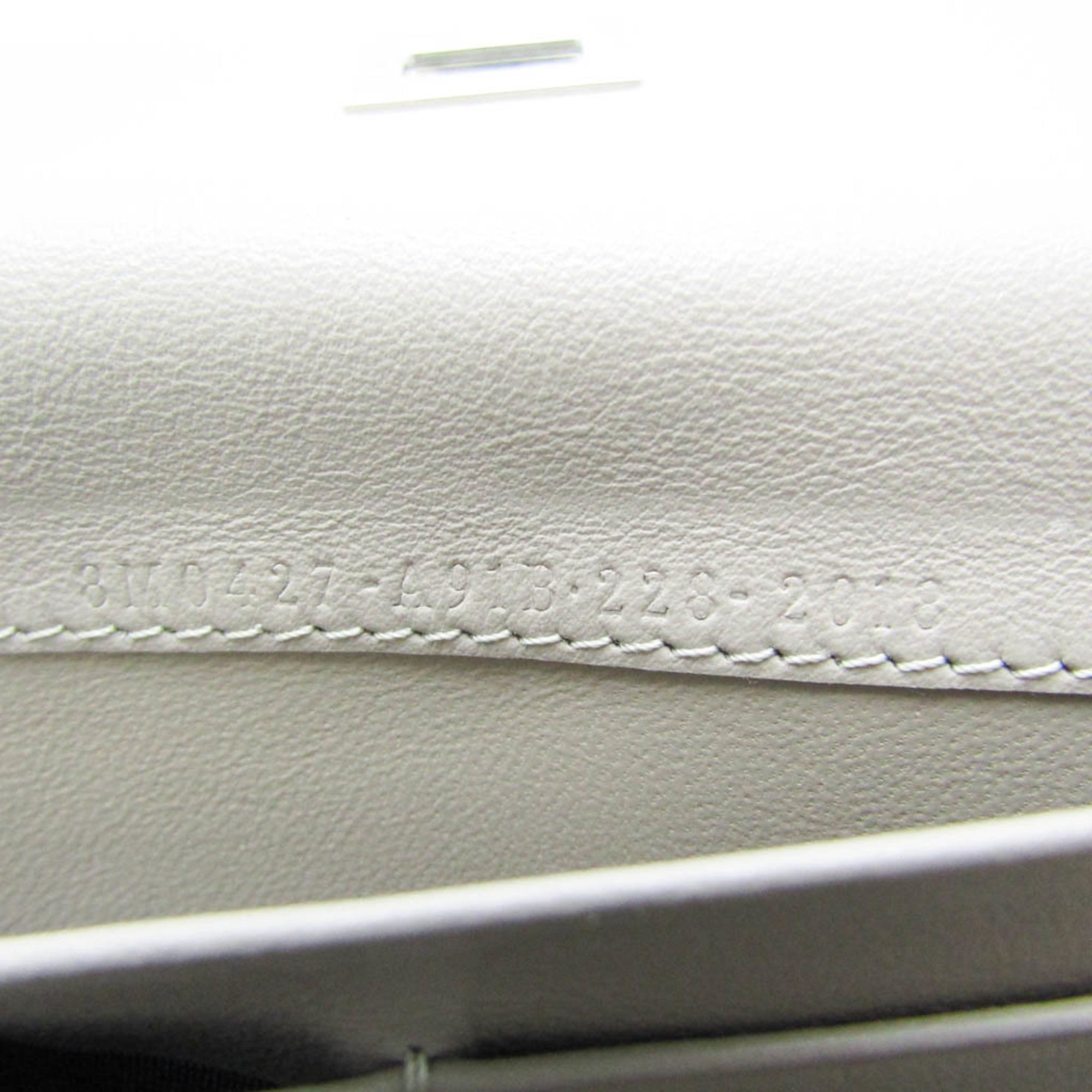 Fendi Beige Leather Long Wallet (Bi-Fold)