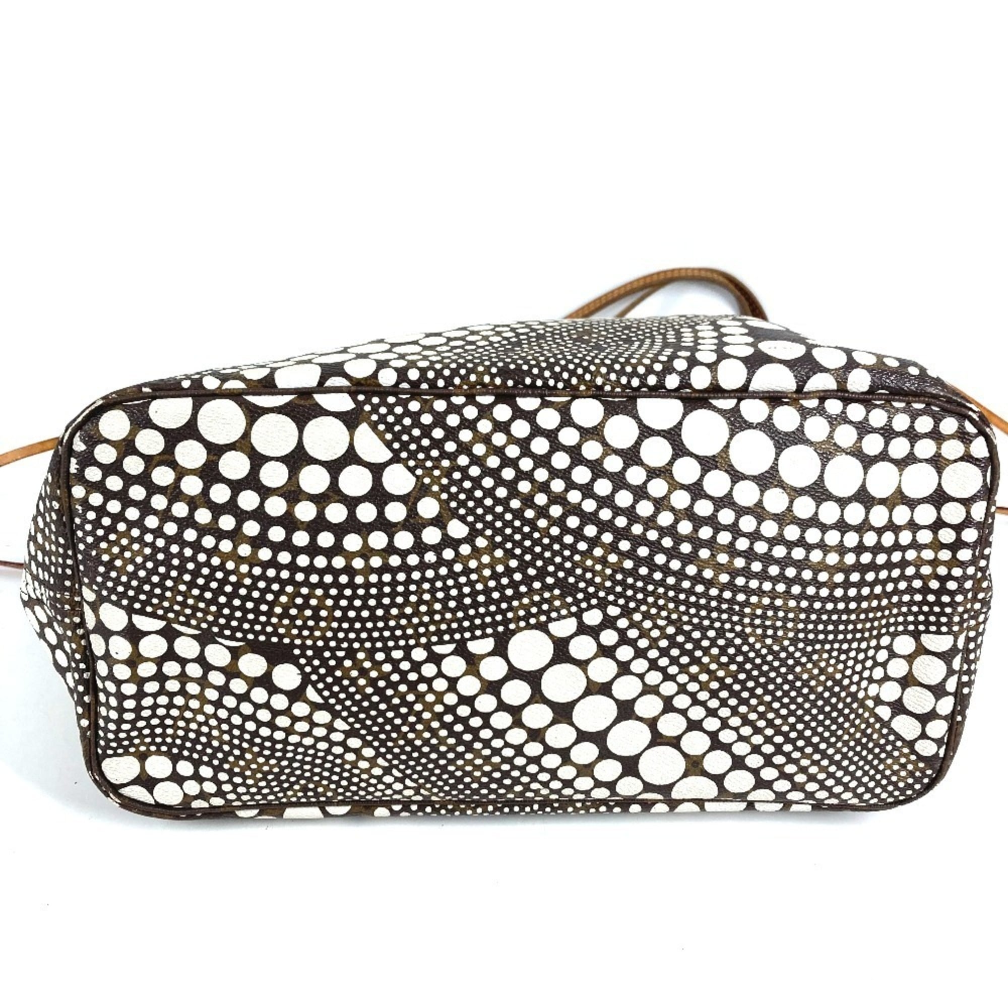 Louis Vuitton Brown White Monogram Canvas Shoulder Bag Tote Bag