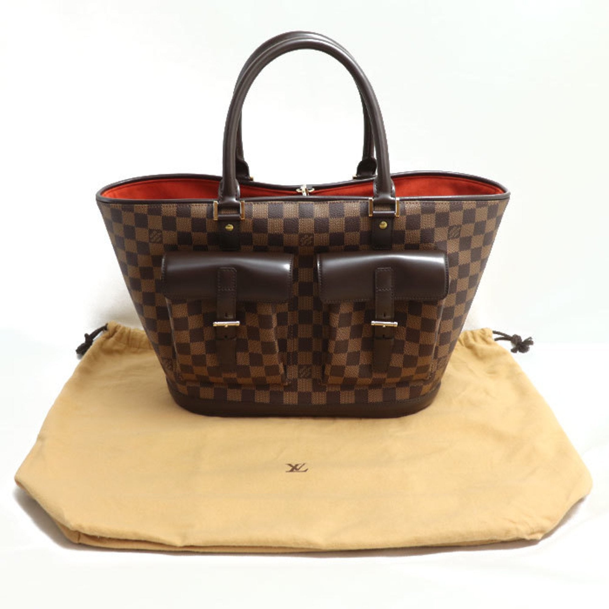 Louis Vuitton Damier Brown Damier Canvas Handbag