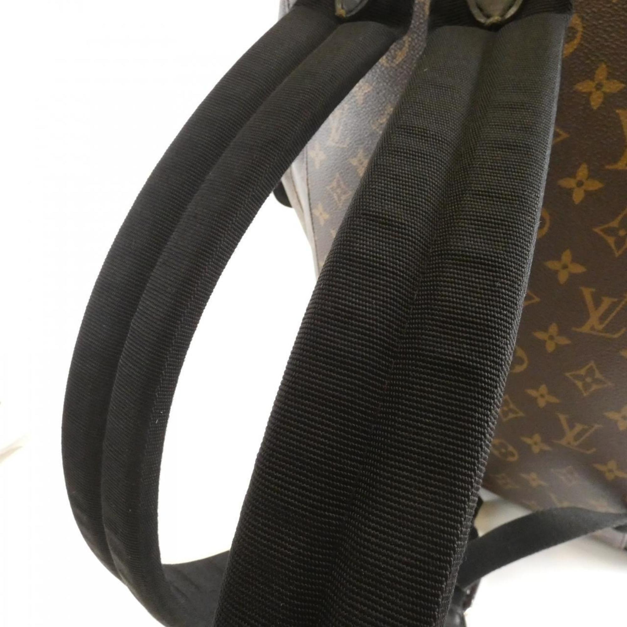 Louis Vuitton Brown Coated Canvas Backpack