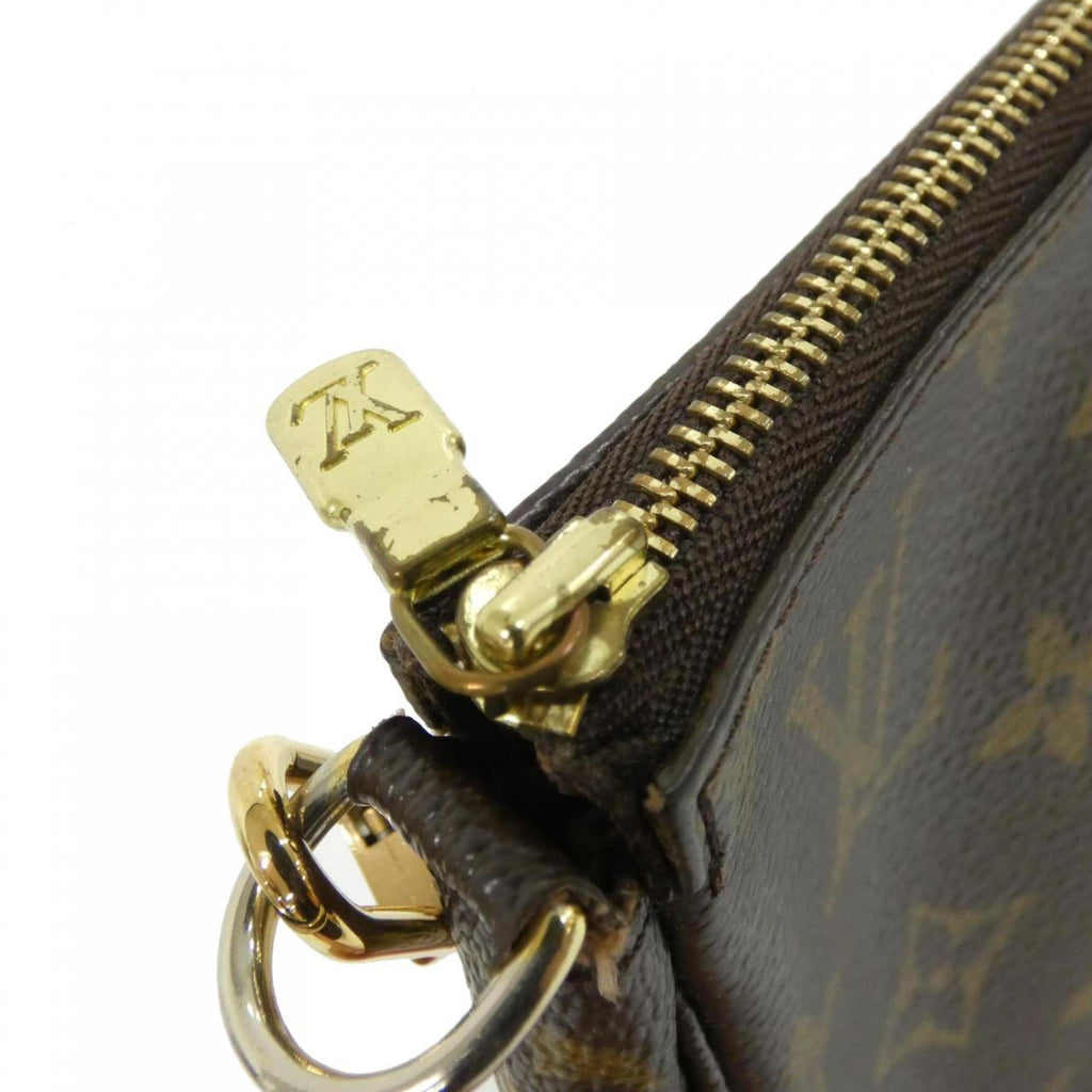 Louis Vuitton Monogram Panda Marron Coated Canvas Pochette