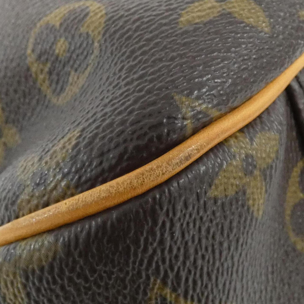Louis Vuitton Marron Coated Canvas Handbag