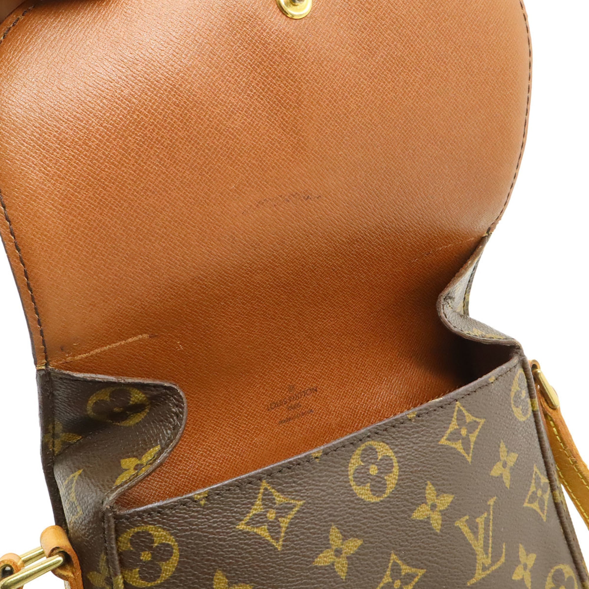 Louis Vuitton Brown Monogram Canvas Pvc Coated Canvas Pochette Shoulder Bag
