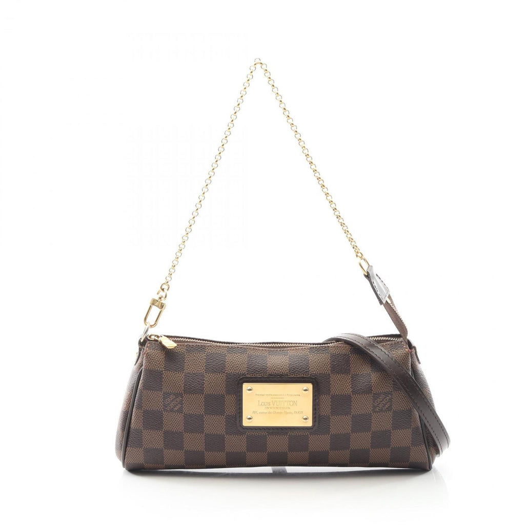 Louis Vuitton Brown Coated Canvas Leather Handbag