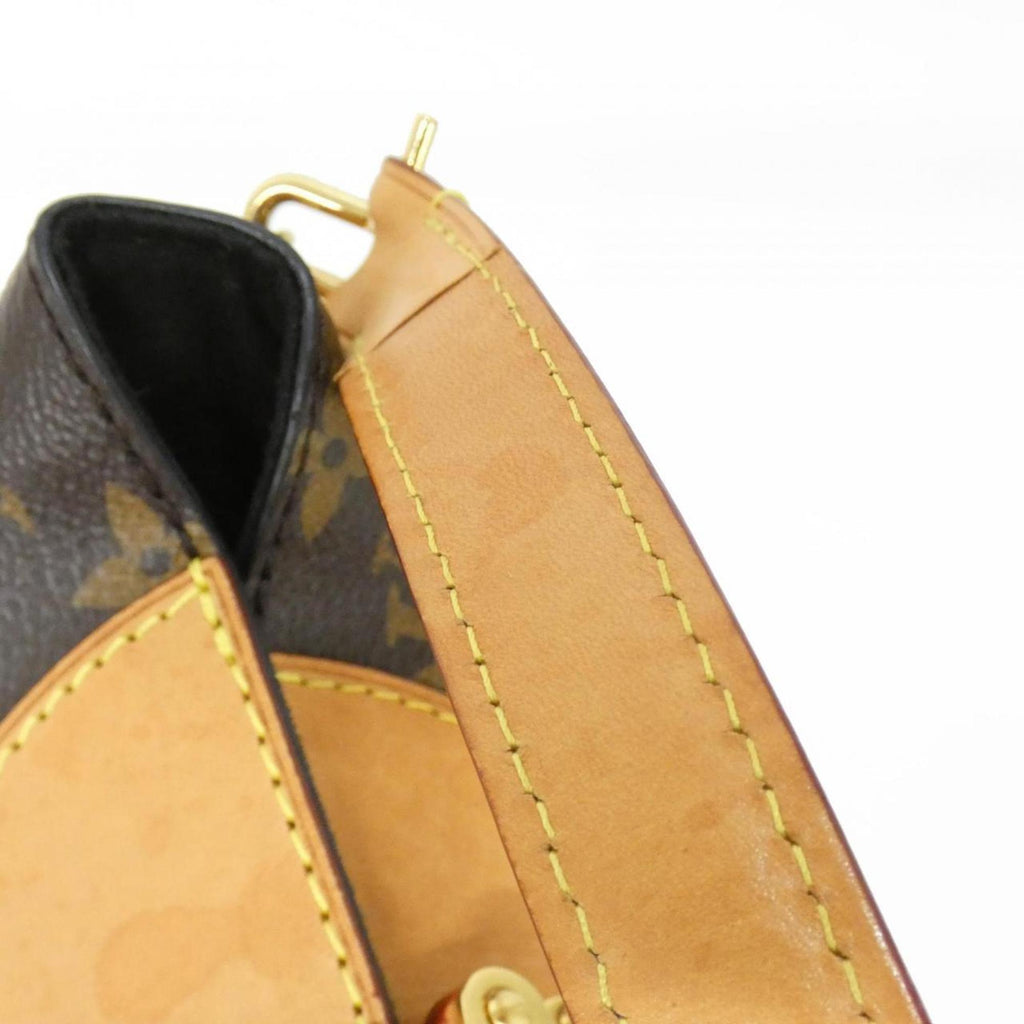 Louis Vuitton Marron Coated Canvas Handbag