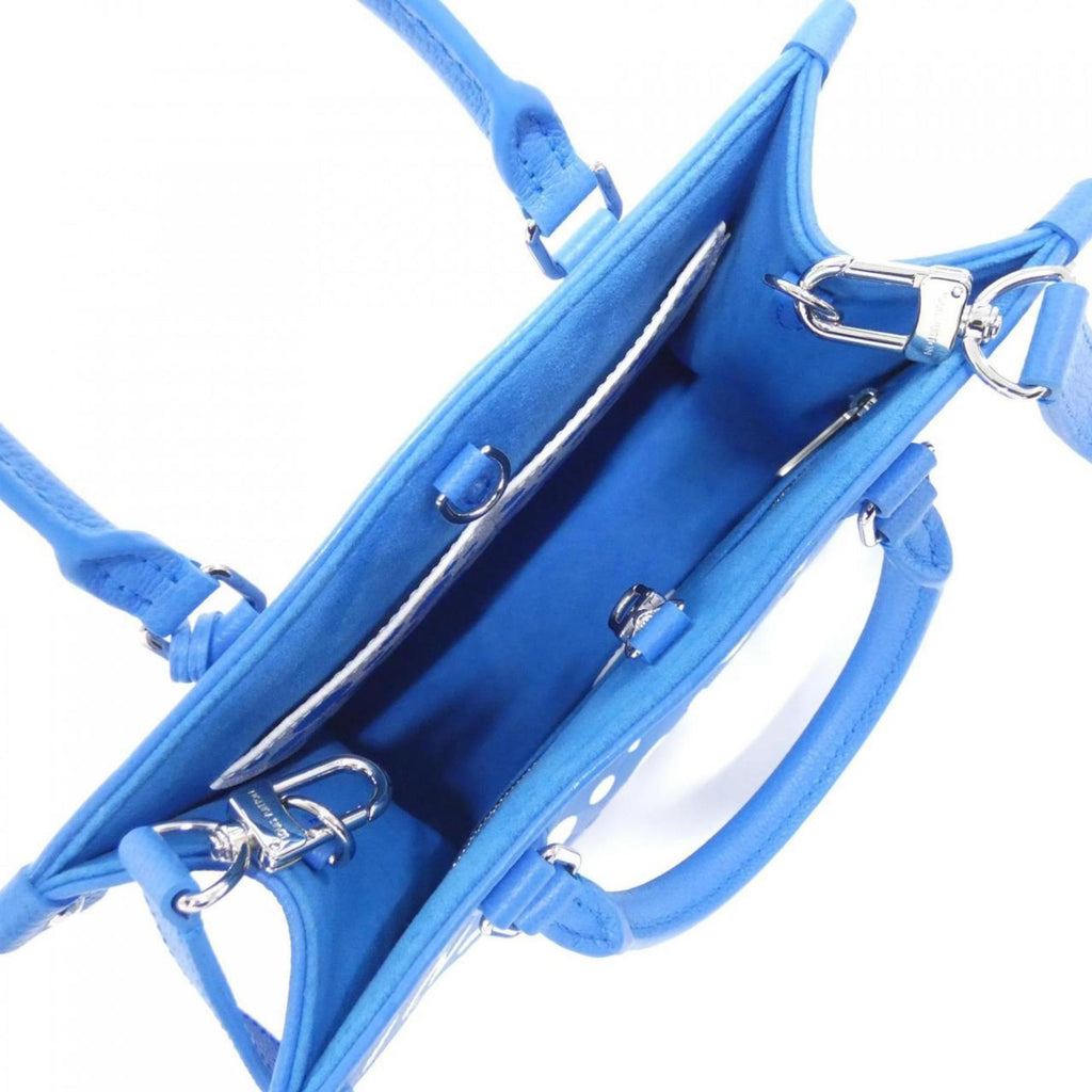 Louis Vuitton Monogram Empreinte Blue Leather Tote Bag