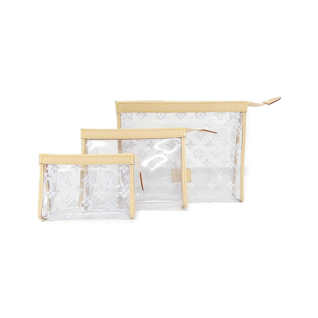 Louis Vuitton Gold Natural Polyester Pouch