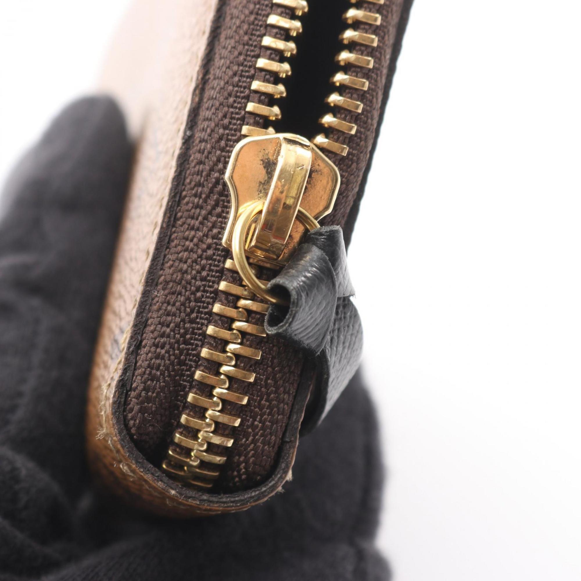 Louis Vuitton Brown Monogram Reverse Coated Canvas Long Wallet