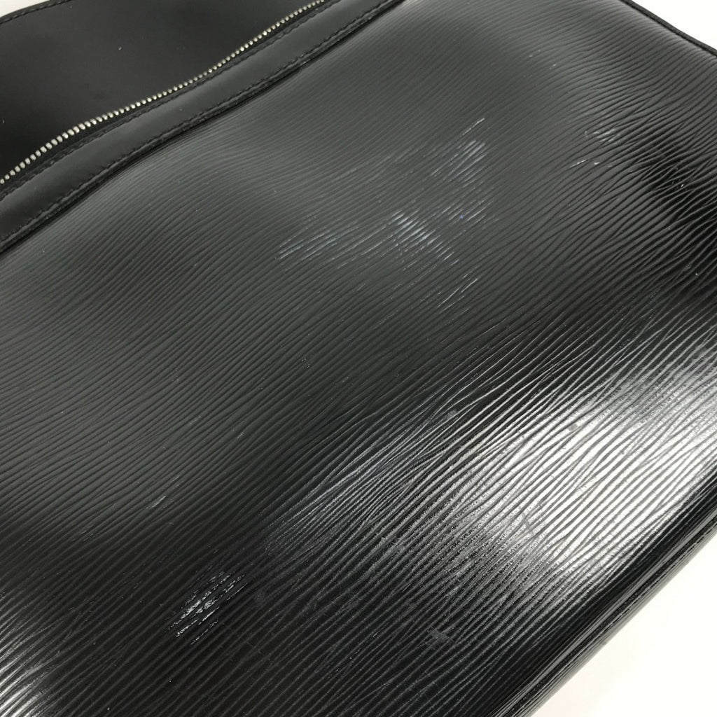 Louis Vuitton Black Galle Noir Epi Leather Briefcase Handbag Tote Bag