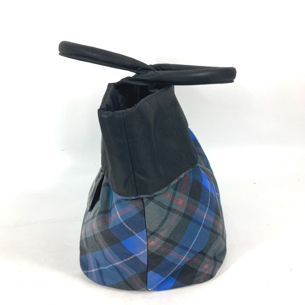 Prada Black Blue Green Nylon Shoulder Bag Tote Bag