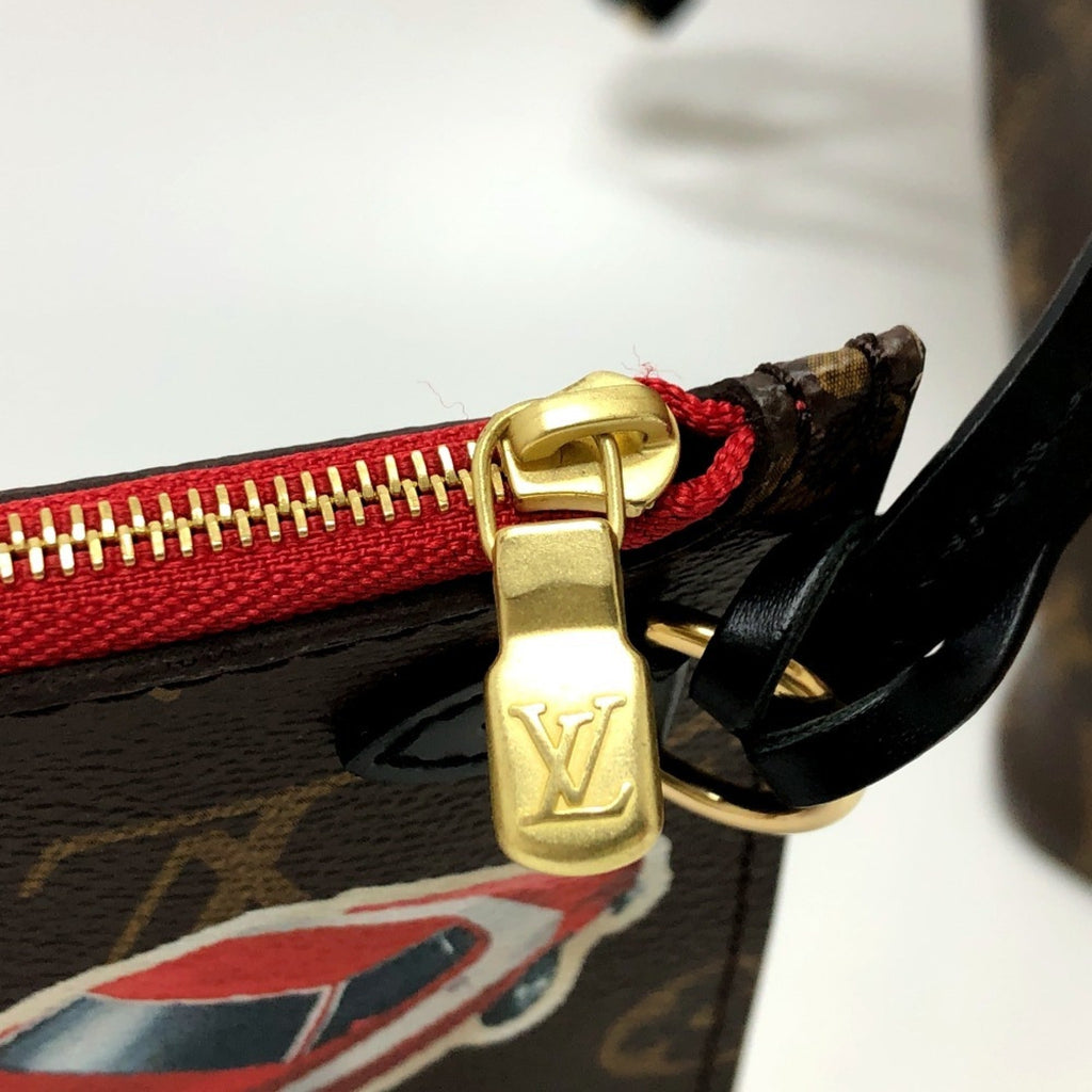 Louis Vuitton Brown Monogram Canvas Pouch Tote Bag