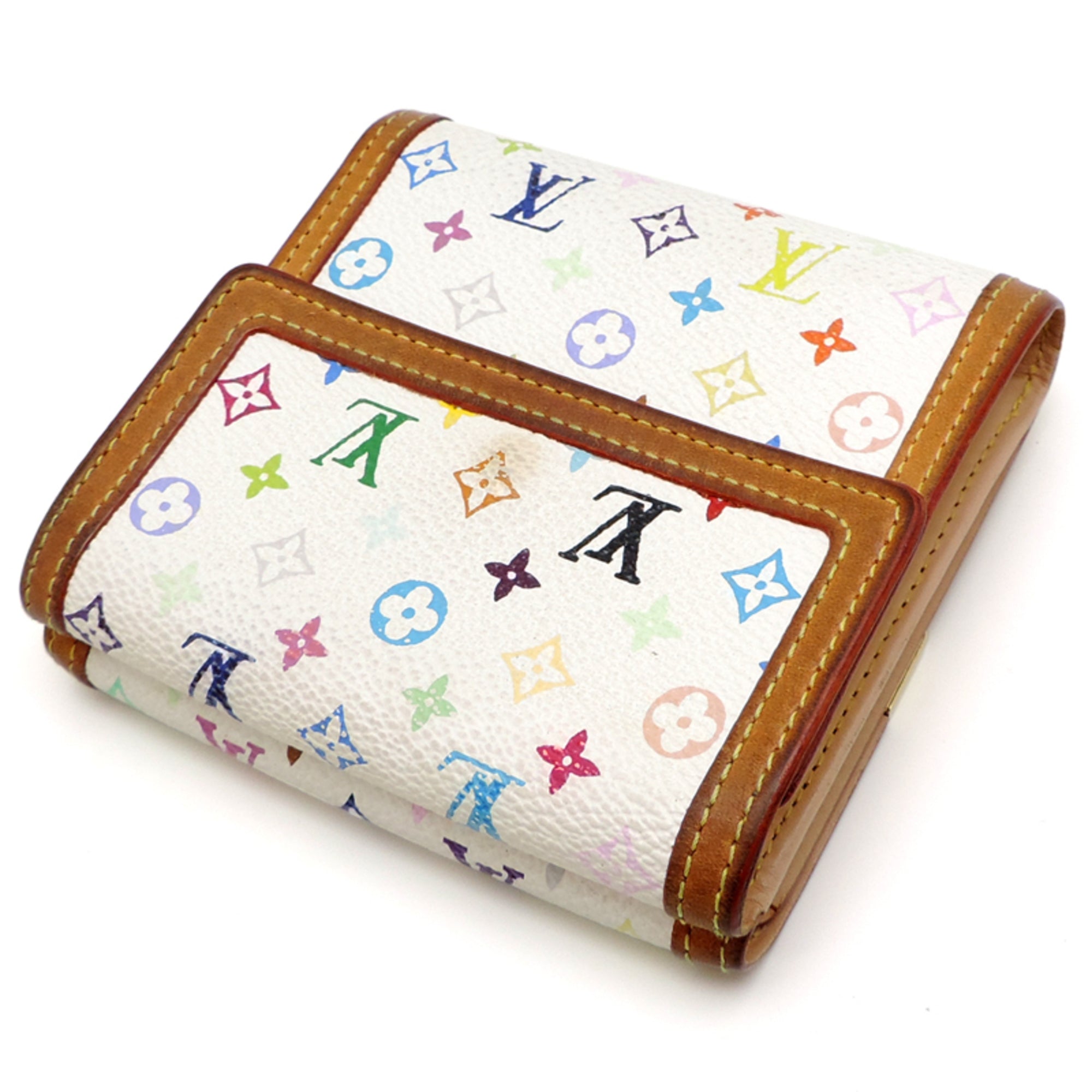 Louis Vuitton Monogram Multicolore Blanc Multi-Color Monogram Multicolore Wallet