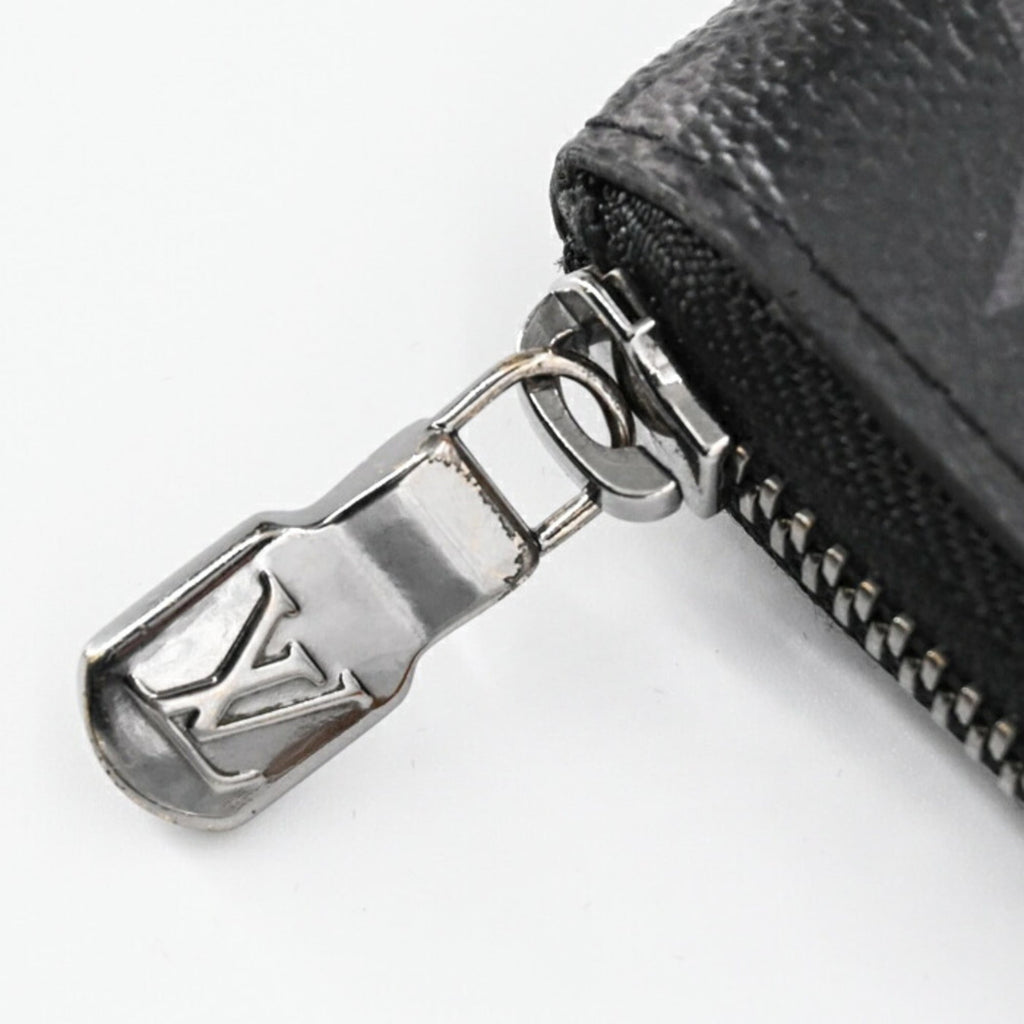 Louis Vuitton Black Monogram Eclipse Monogram Eclipse Long Wallet