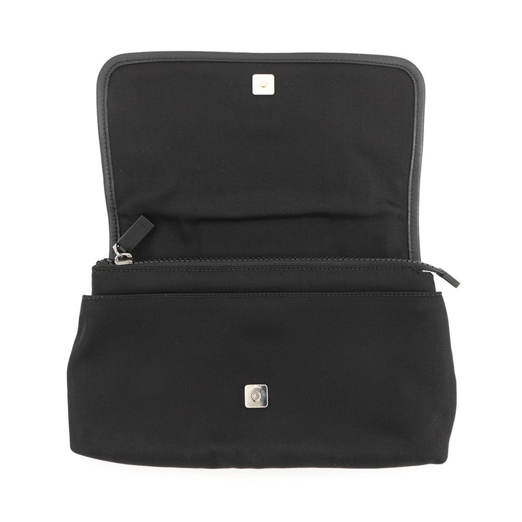 Gucci Black Canvas Pouch Sling Bag (Pre-Owned)