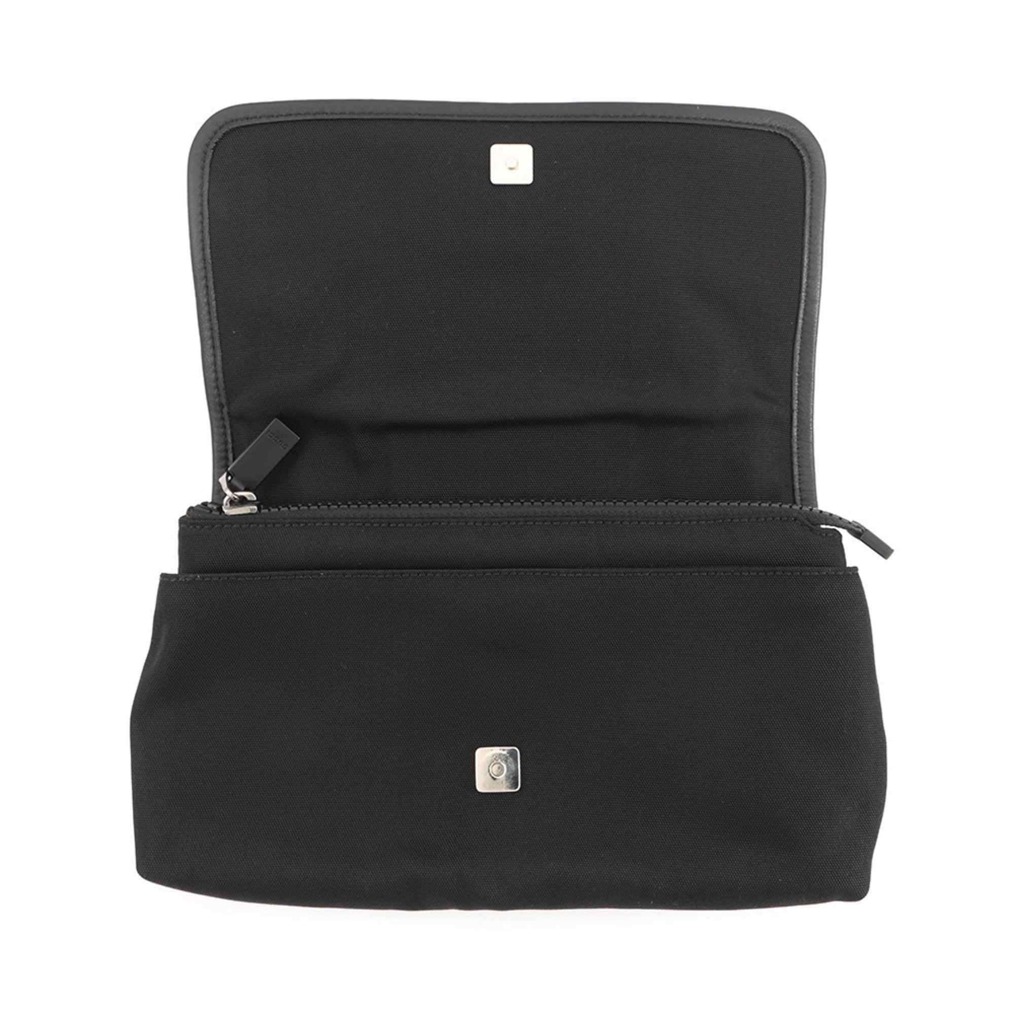 Gucci Black Canvas Pouch Sling Bag (Pre-Owned)