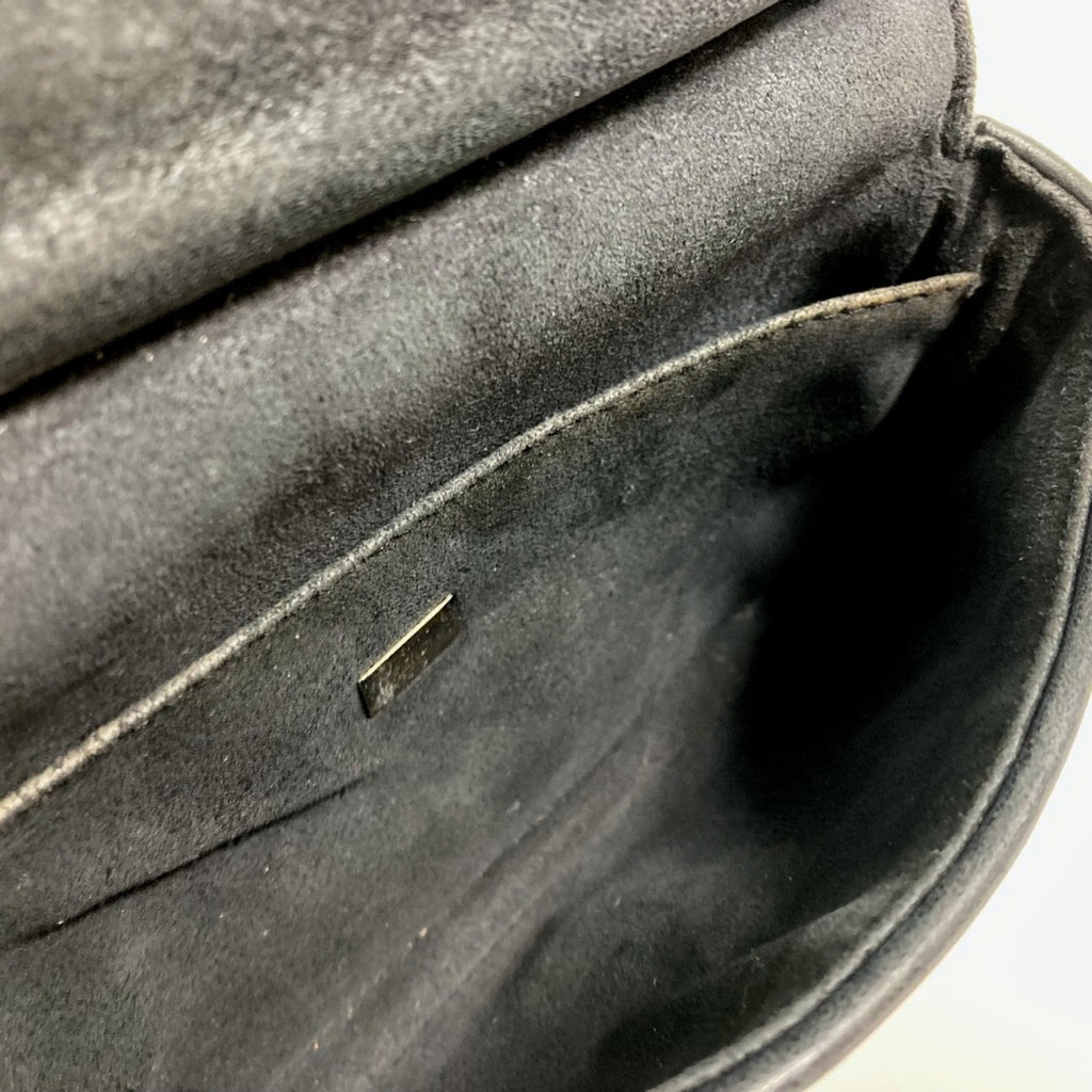 Fendi Black Leather Shoulder Bag