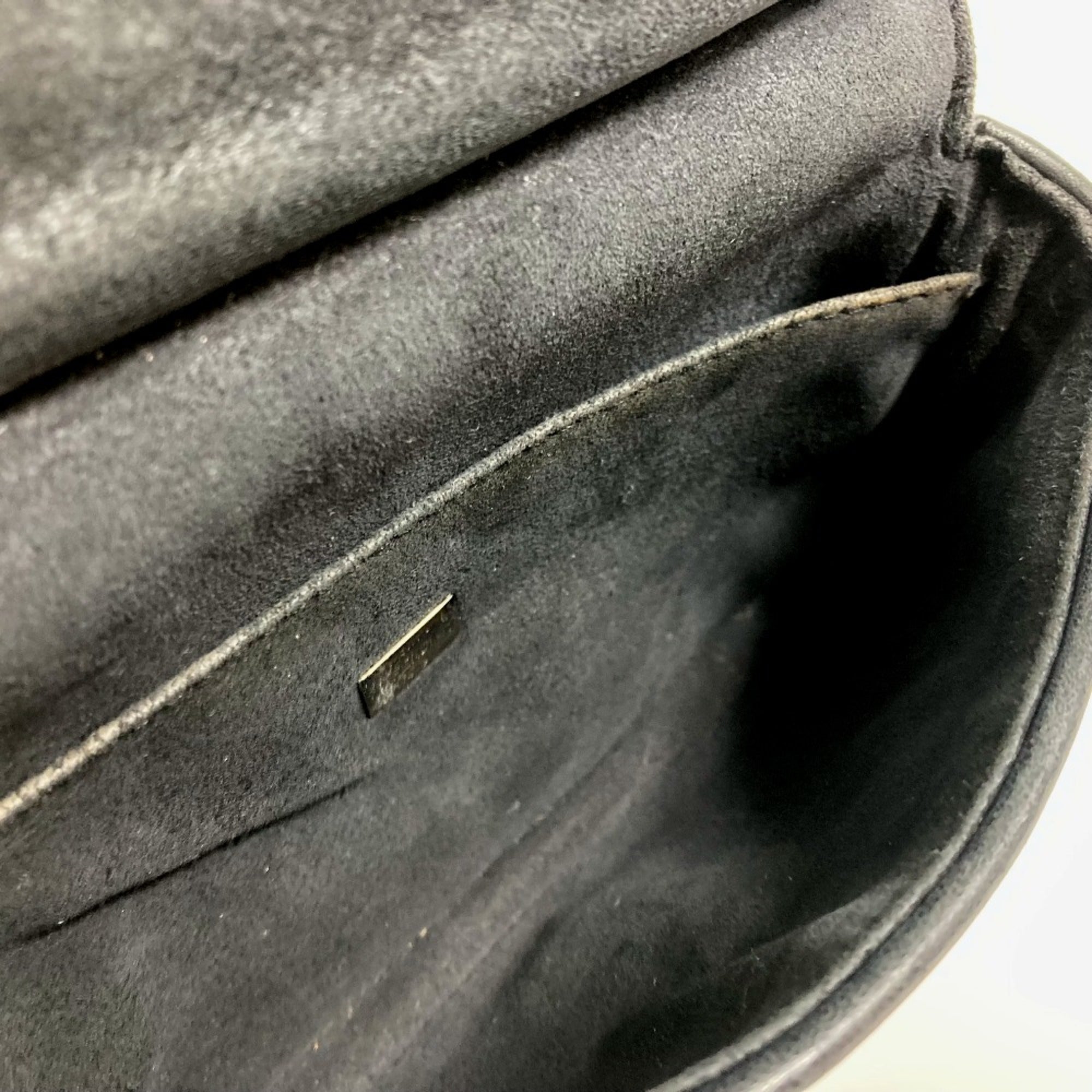 Fendi Black Leather Shoulder Bag