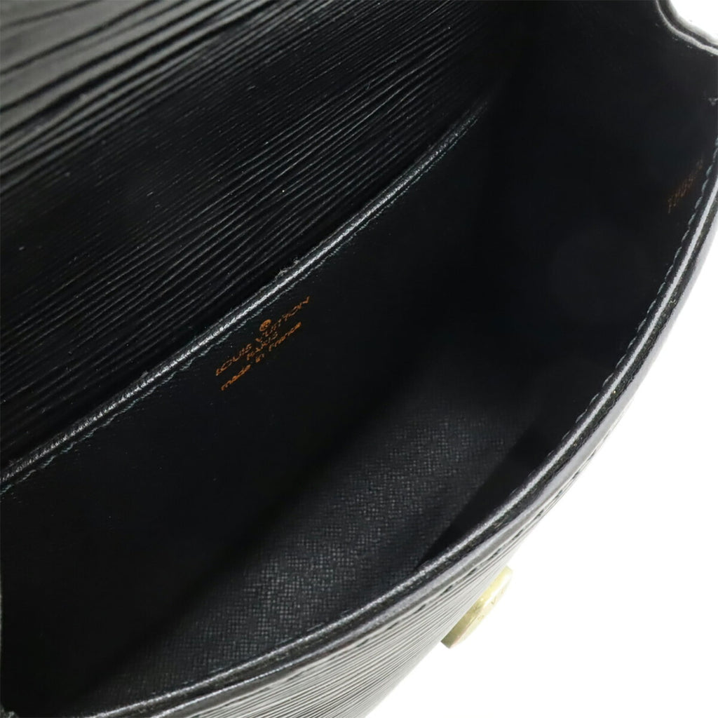 Louis Vuitton Epi Black Noir Epi Leather Pochette Shoulder Bag