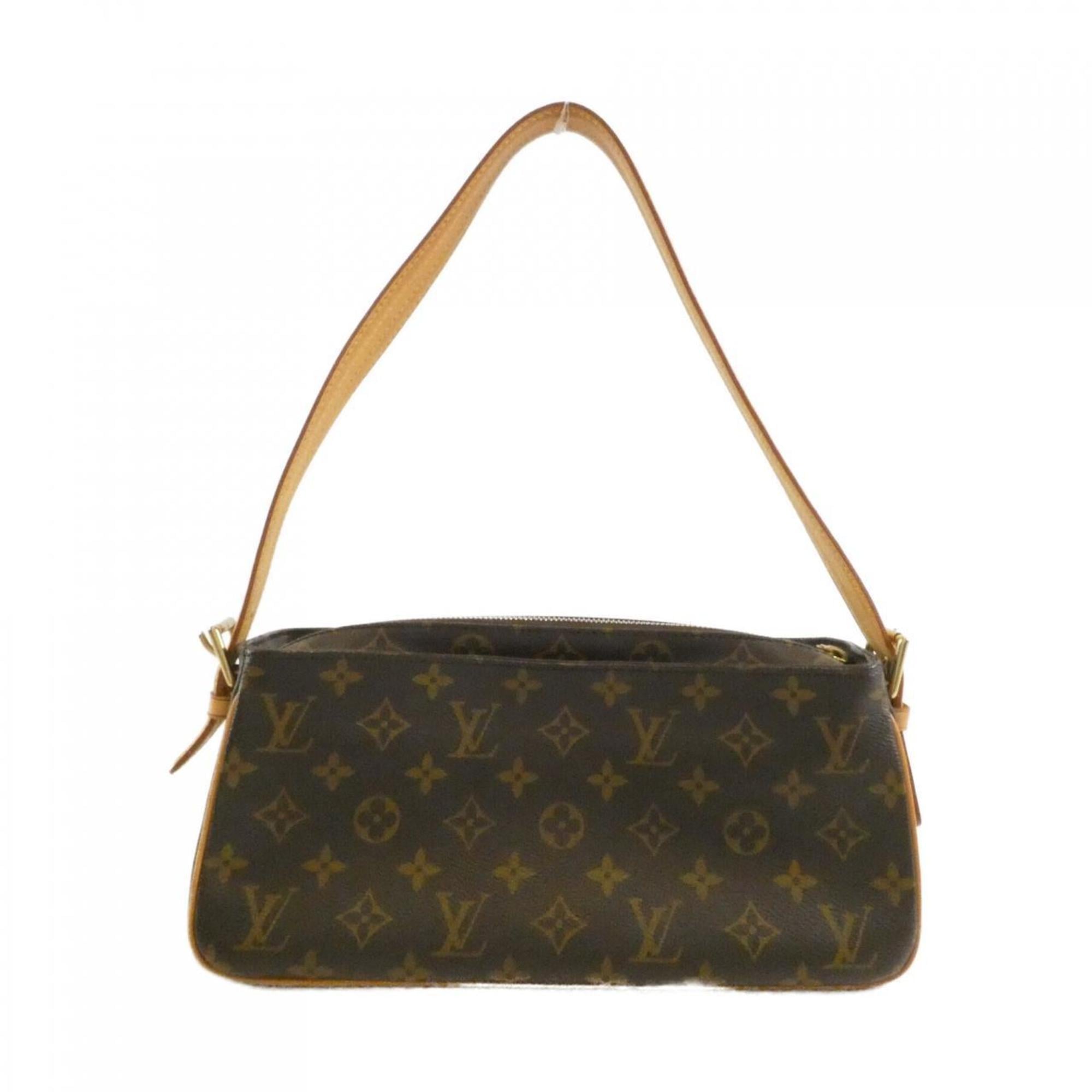 Louis Vuitton Marron Coated Canvas Shoulder Bag